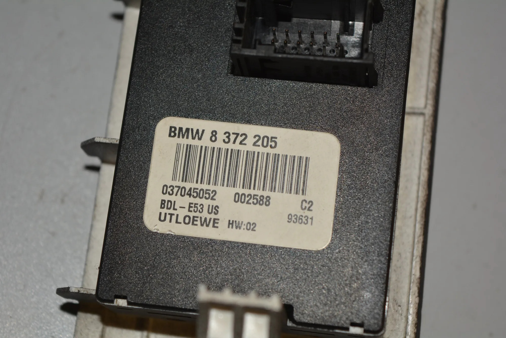 Headlight Switch Control Unit – OEM 8372205 · BMW X5 (E53) 4.4 i 2000 – 5