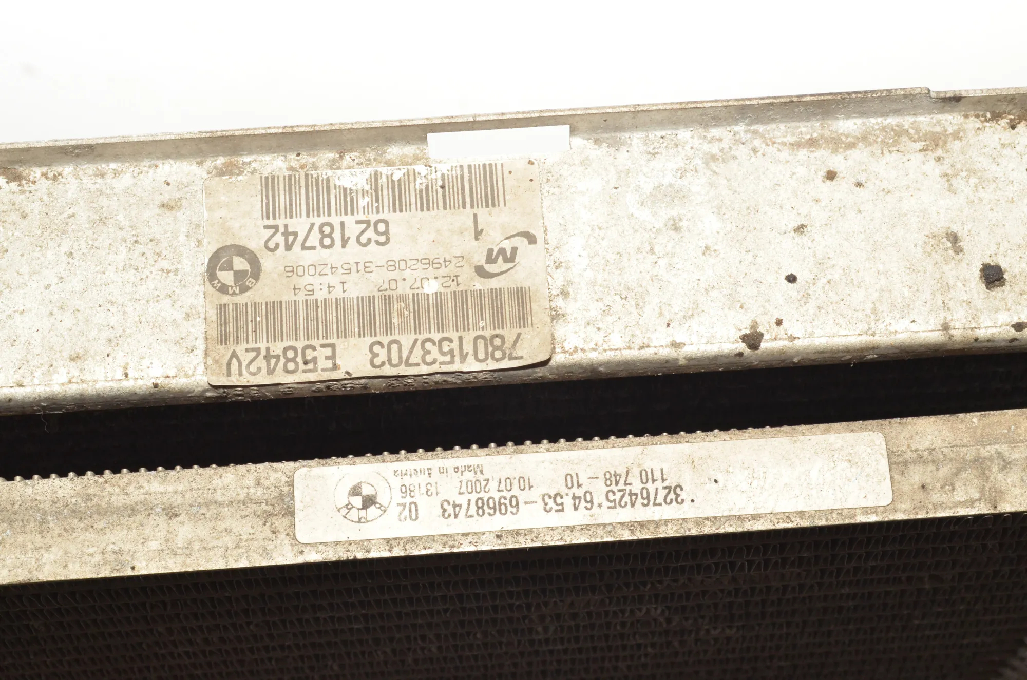 Radiator Pack Set – OEM 7801537 · BMW 1 (E87) 118 d 2007 – 7