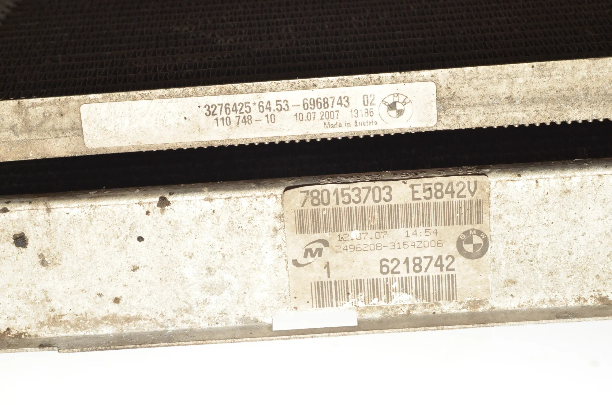 Radiator Pack Set – OEM 7801537 · BMW 1 (E87) 118 d 2007 – 8