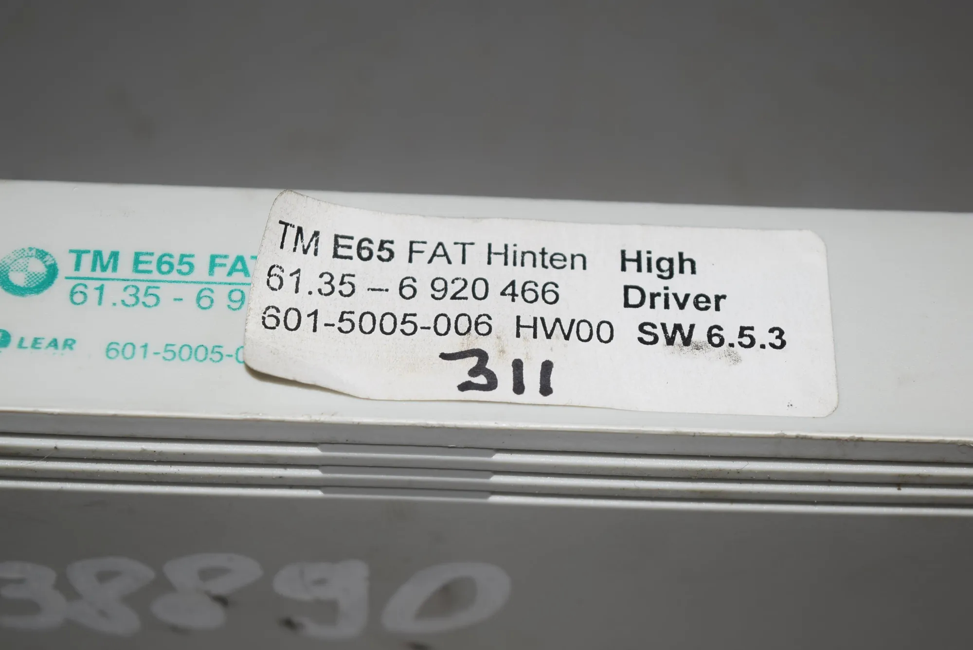 Rear Left Door Control Unit – OEM 6920466 · BMW 7 (E65, E66, E67) BMW 7 (E65, E66, E67) 745 i, Li 2001 – 4