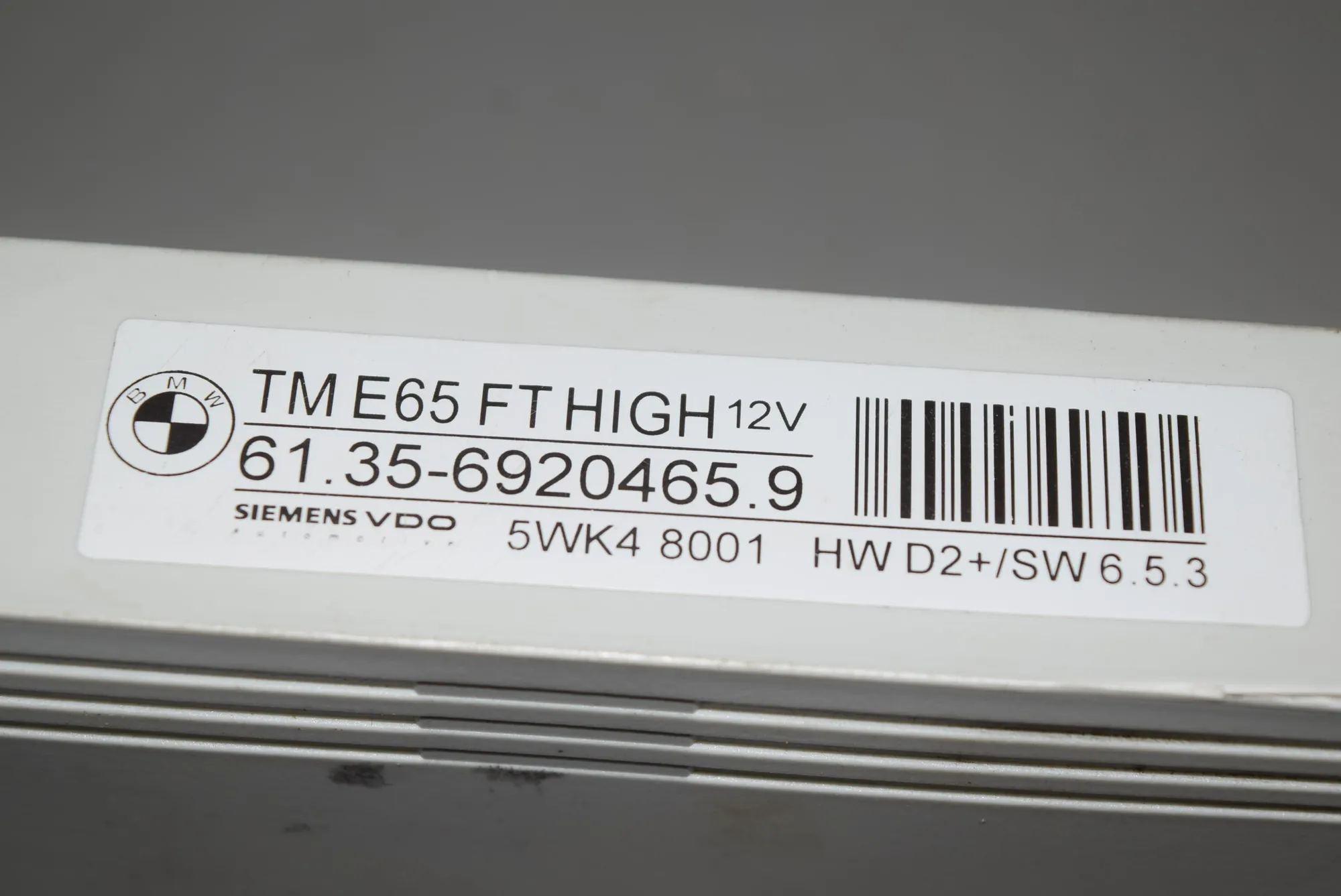 Front Left Door Control Unit – OEM 6920465 · BMW 7 (E65, E66, E67) BMW 7 (E65, E66, E67) 745 i, Li 2001 – 4