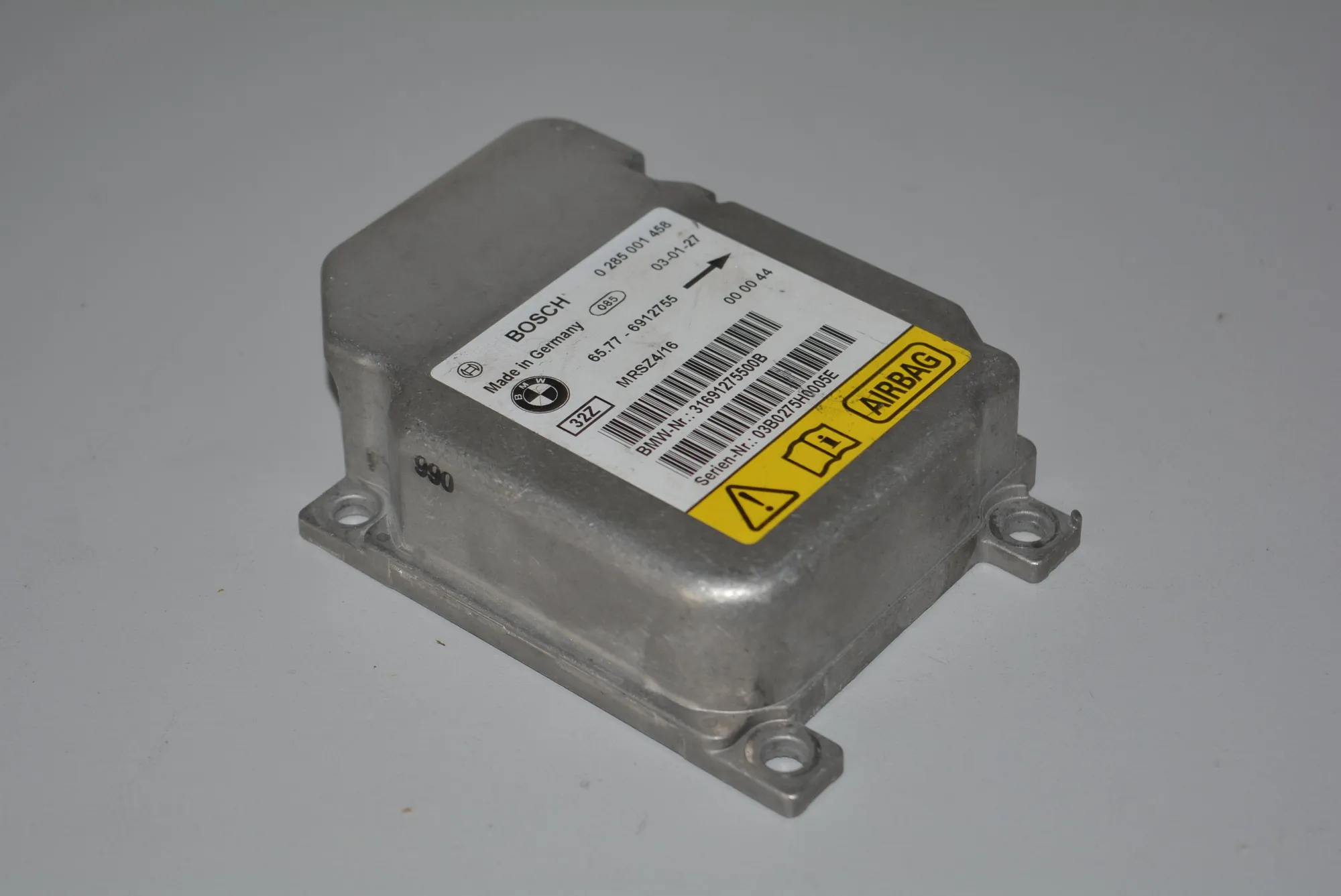 SRS Control Unit – OEM 6912755 · BMW 3 (E46) BMW 3 (E46) 320 d 2003