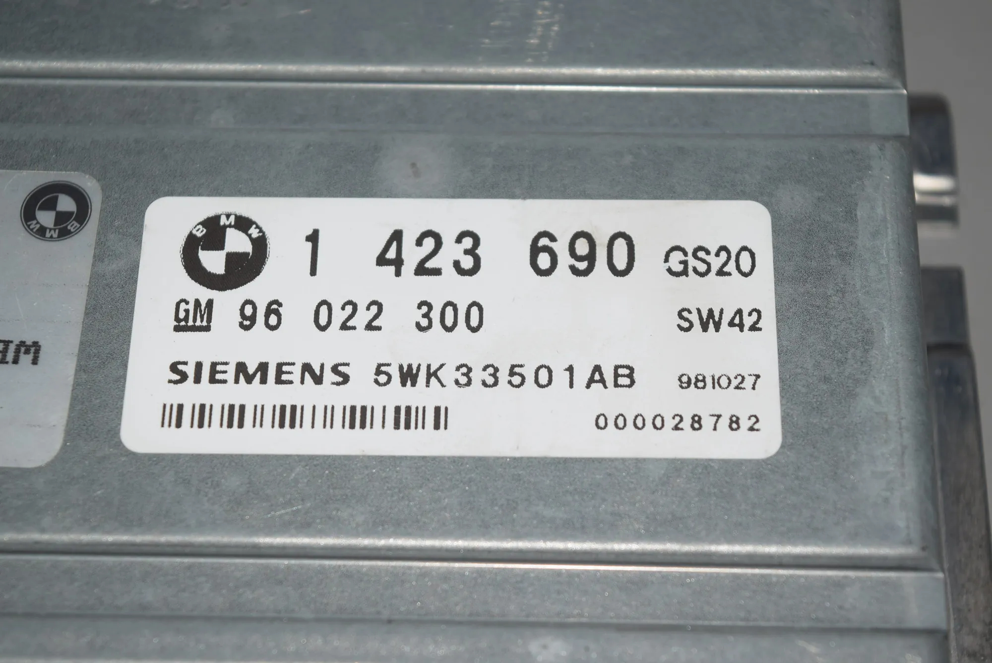 Gearbox Control Unit – OEM 14236901423809 · BMW 5 Touring (E39) BMW 5 Touring (E39) 530 d 1998 – 3