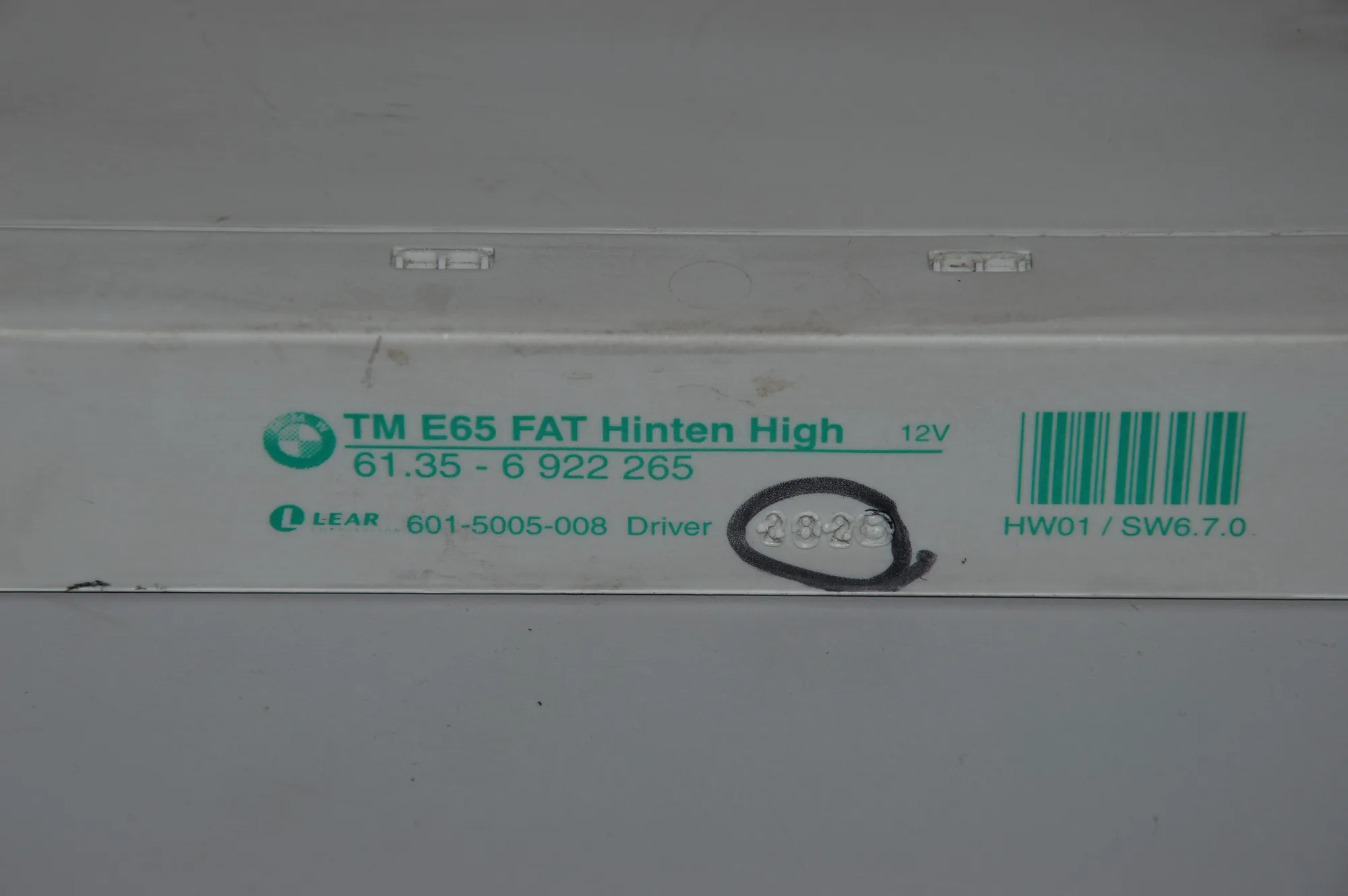 Rear Left Door Control Unit – OEM 6922265 · BMW 7 (E65, E66, E67) BMW 7 (E65, E66, E67) 2003 – 2