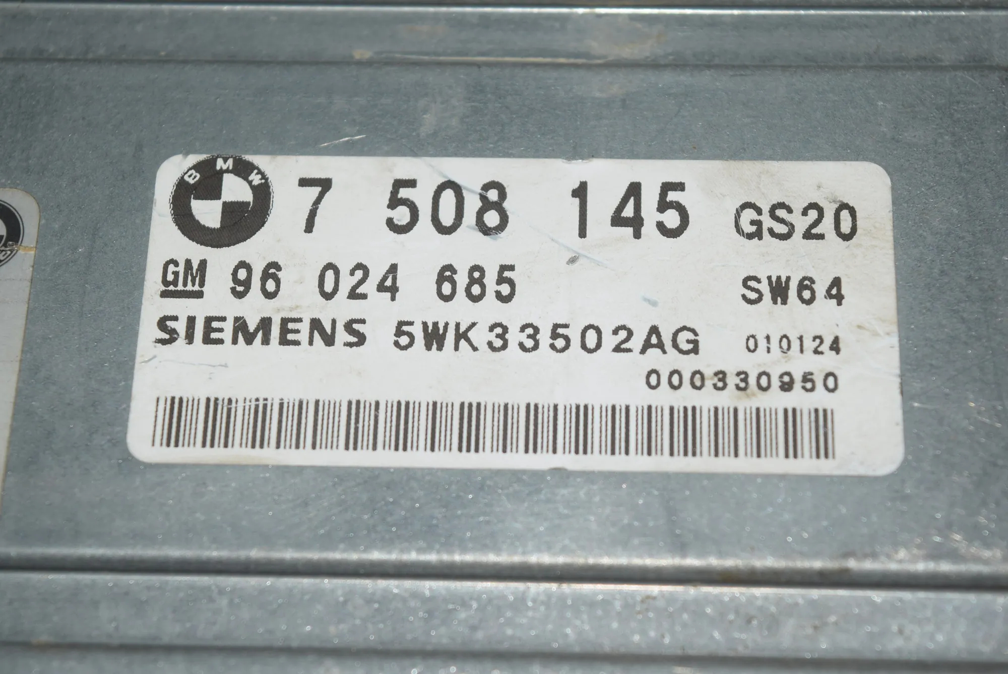 Gearbox Control Unit – OEM 75081457513822 · BMW 5 (E39) BMW 5 (E39) 530 d 2001 – 4