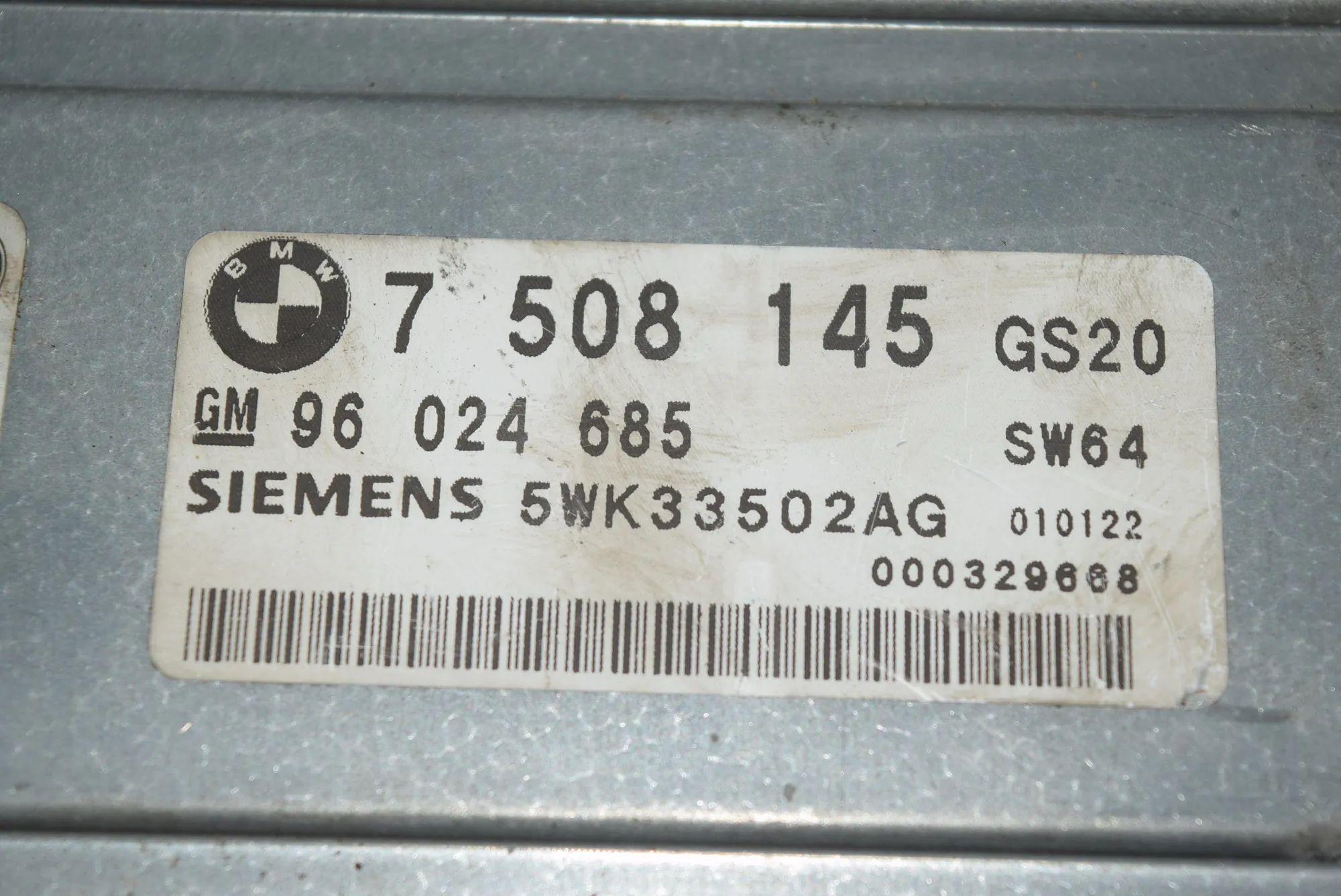 Gearbox Control Unit – OEM 75081457513820 · BMW 5 Touring (E39) BMW 5 Touring (E39) 525 d 2001 – 4