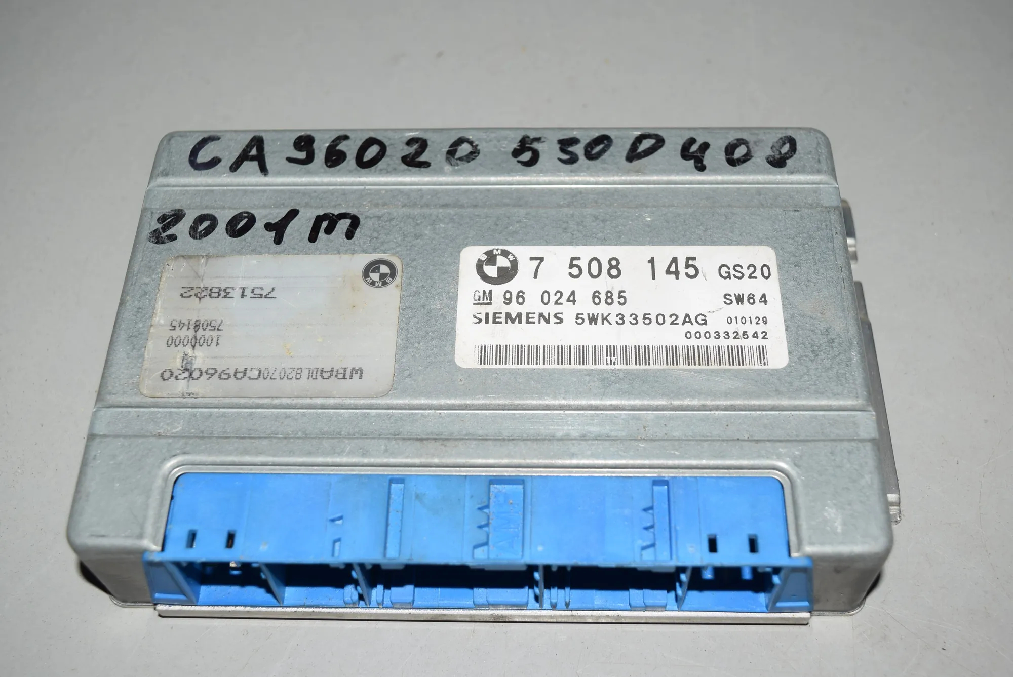 Gearbox Control Unit – OEM 75081457513822 · BMW 5 (E39) BMW 5 (E39) 530 d 2001