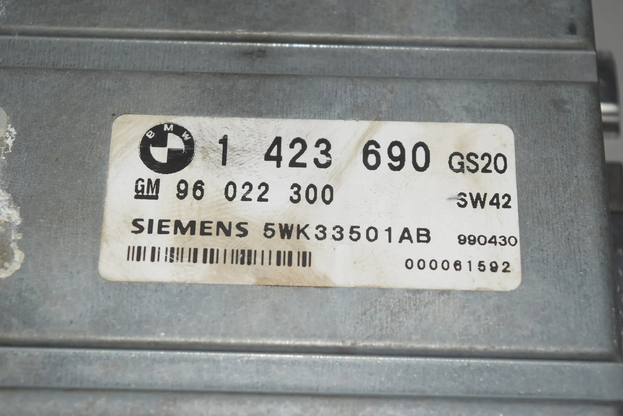 Gearbox Control Unit – OEM 14236901423906 · BMW 5 Touring (E39) BMW 5 Touring (E39) 530 d 1999 – 4