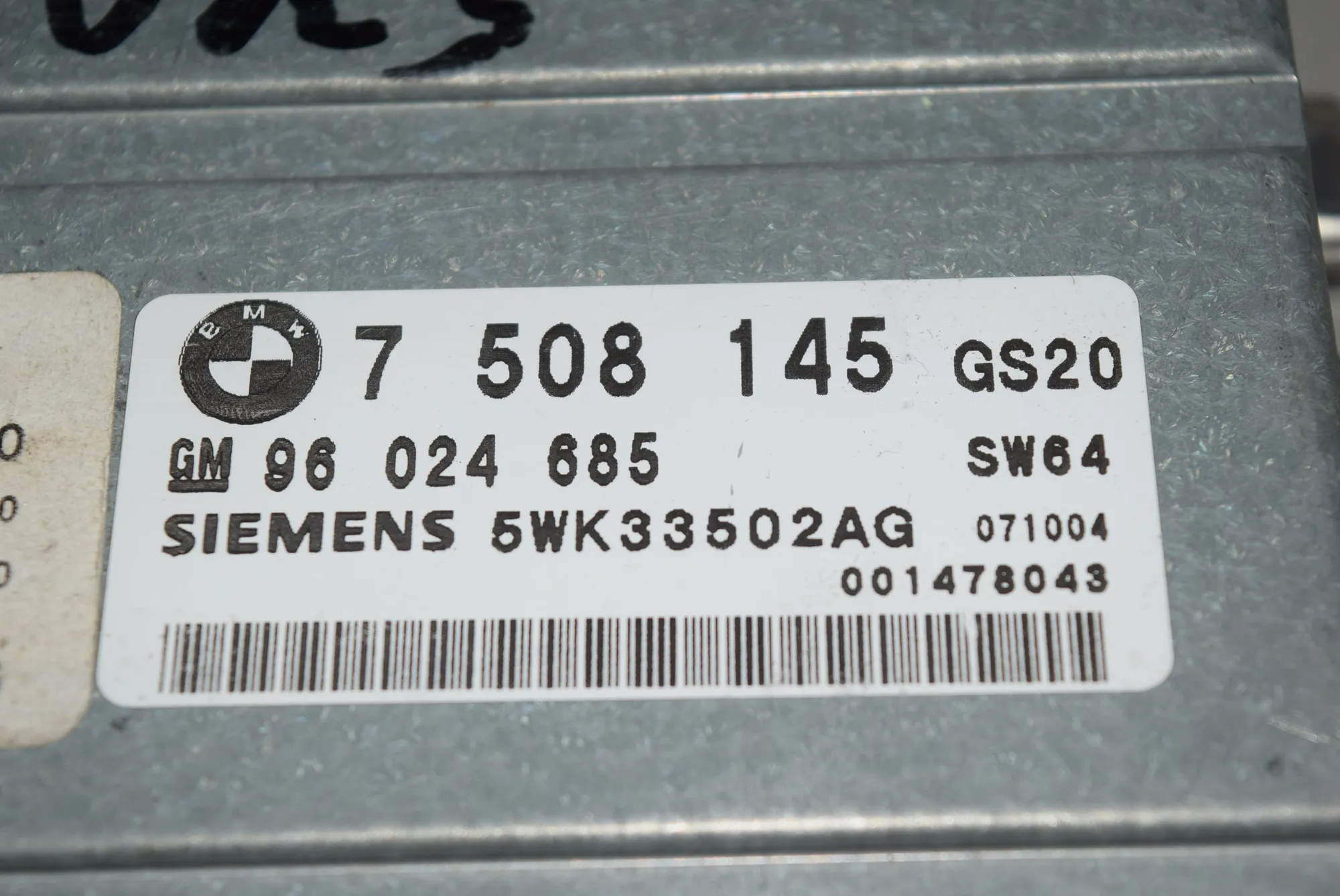 Gearbox Control Unit – OEM 14236907518486 · BMW 5 (E39) BMW 5 (E39) 530 d 2000 – 4