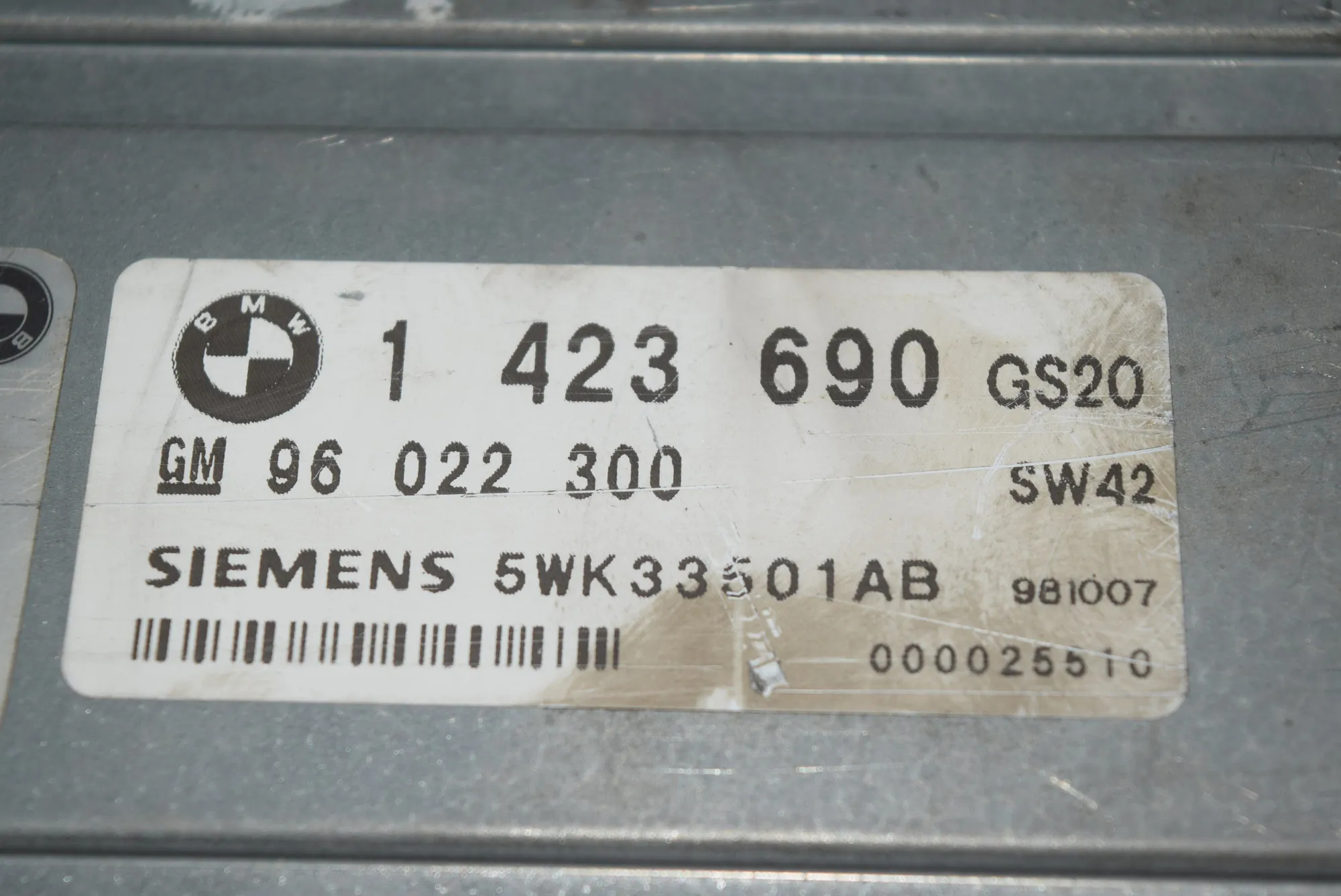 Gearbox Control Unit – OEM 14236901423809 · BMW 5 Touring (E39) BMW 5 Touring (E39) 530 d 1998 – 4