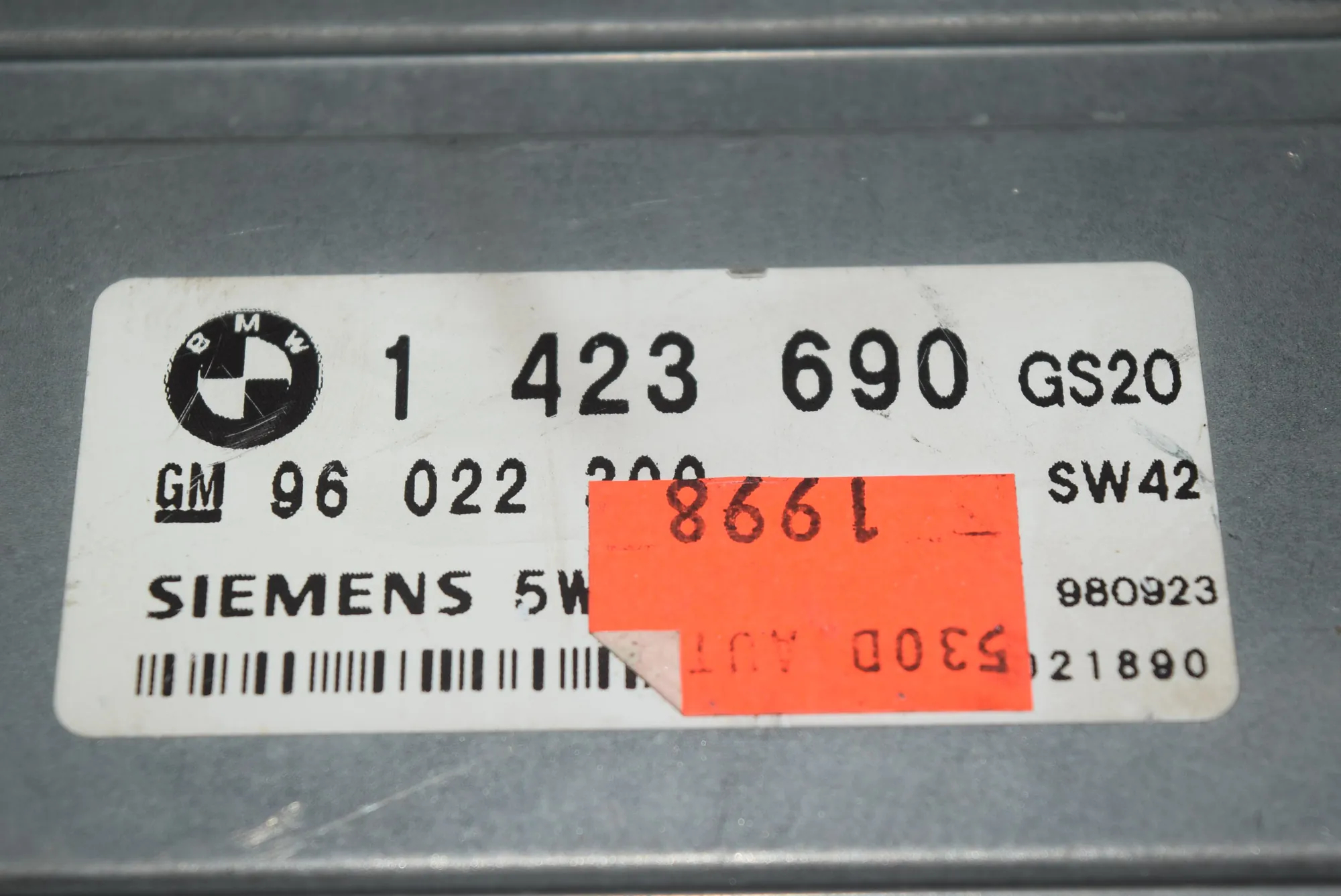 Gearbox Control Unit – OEM 14236901423809 · BMW 5 Touring (E39) BMW 5 Touring (E39) 530 d 1998 – 4