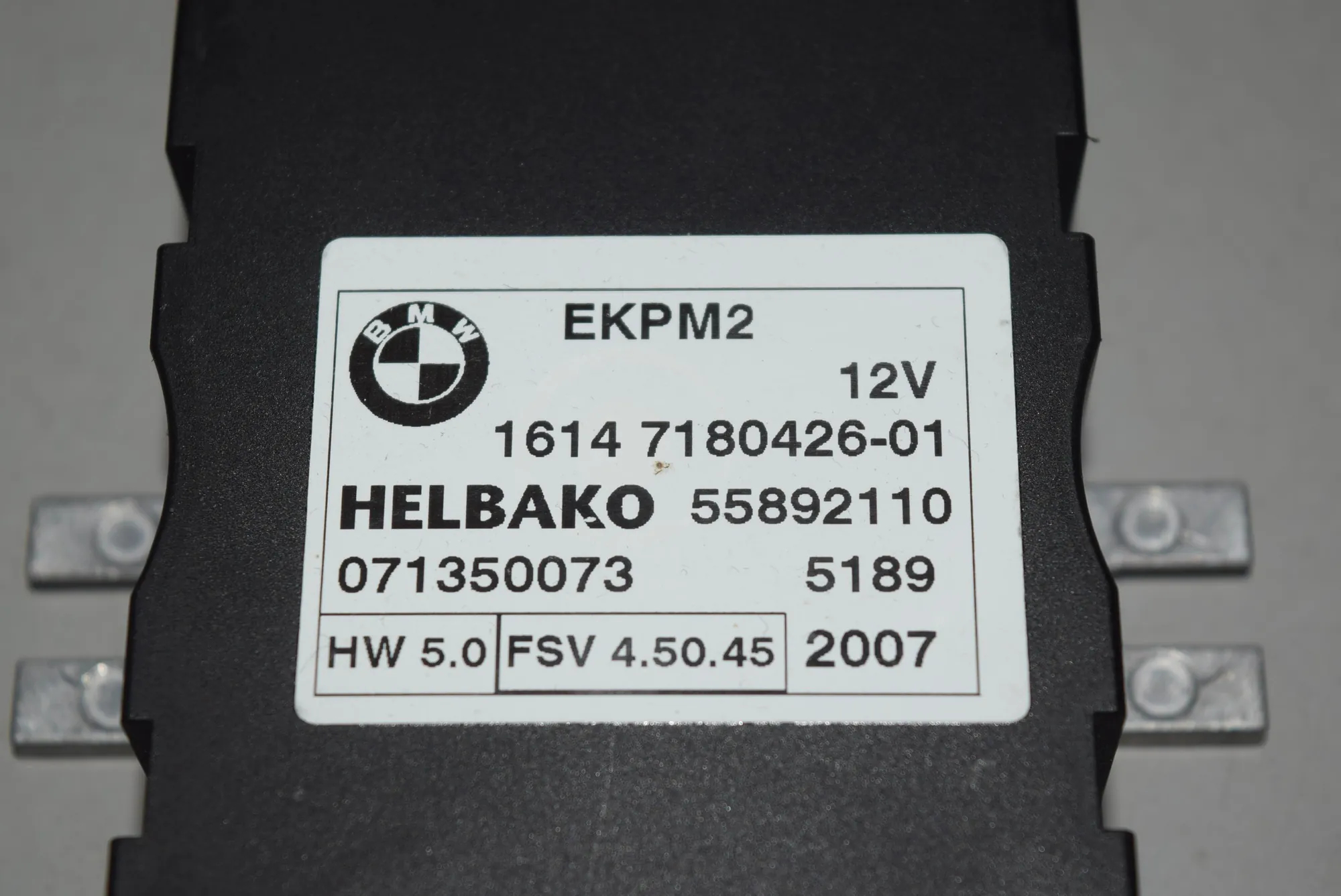Fuel Pump Control Unit – OEM 7180426 · BMW 1 (E87) 120 d 2007 – 4
