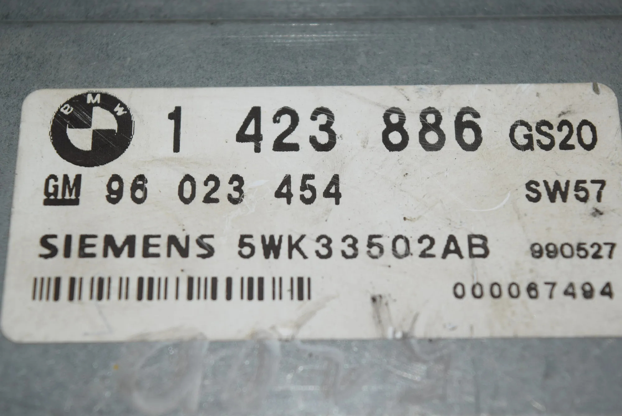 Gearbox Control Unit – OEM 14238867504691 · BMW 5 (E39) BMW 5 (E39) 530 d 1999 – 4