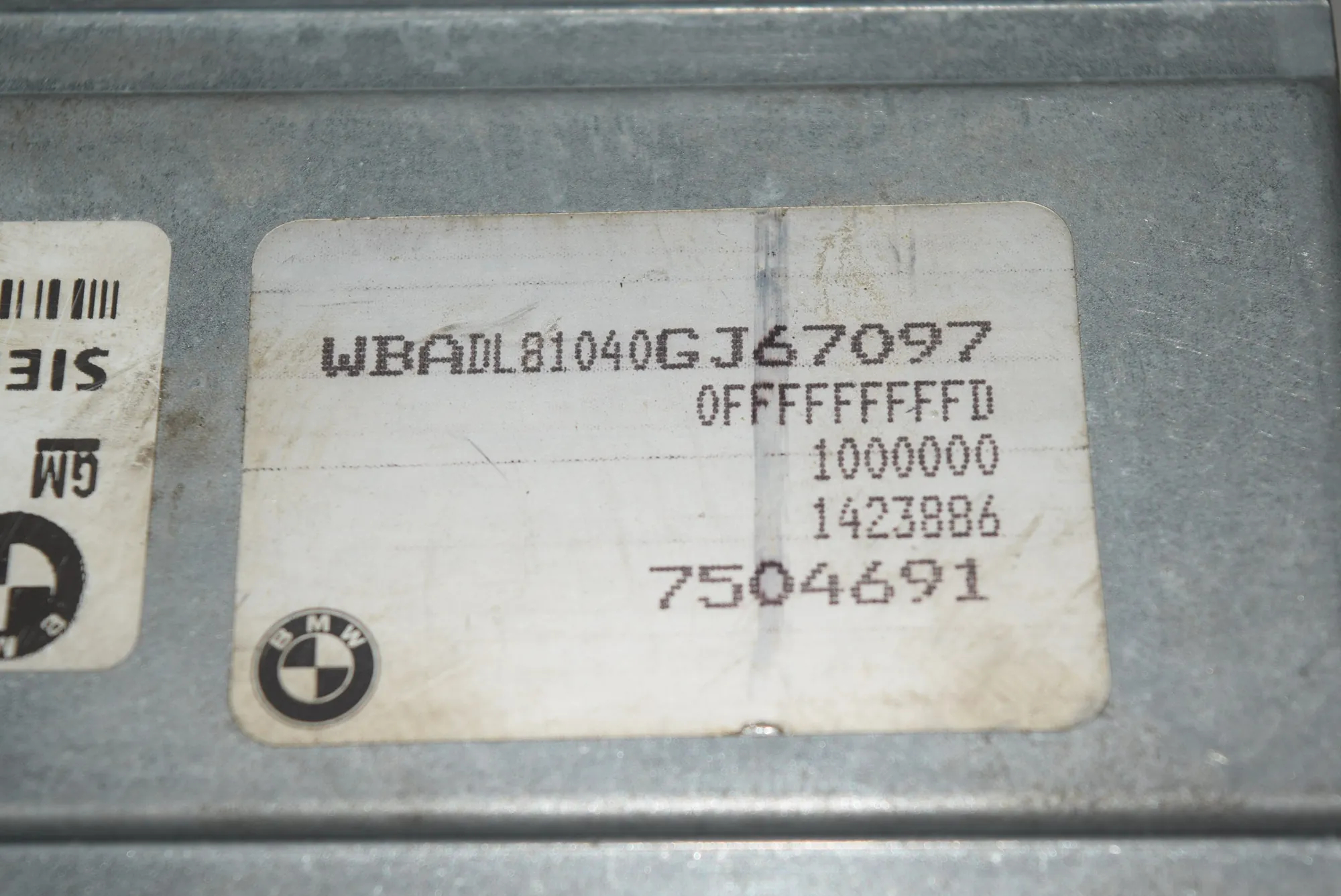Gearbox Control Unit – OEM 14238867504691 · BMW 5 (E39) BMW 5 (E39) 530 d 1999 – 5