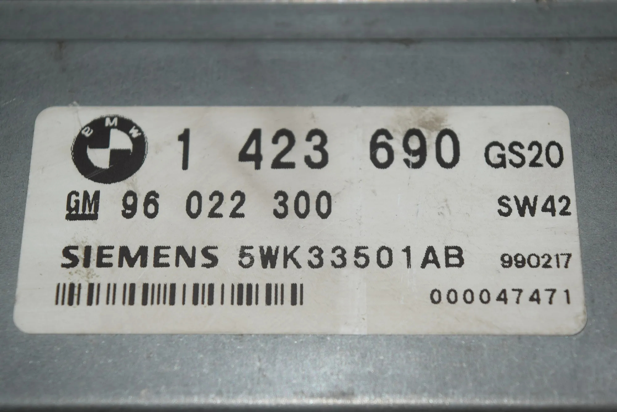 Gearbox Control Unit – OEM 14236901423906 · BMW 5 Touring (E39) BMW 5 Touring (E39) 530 d 1999 – 5
