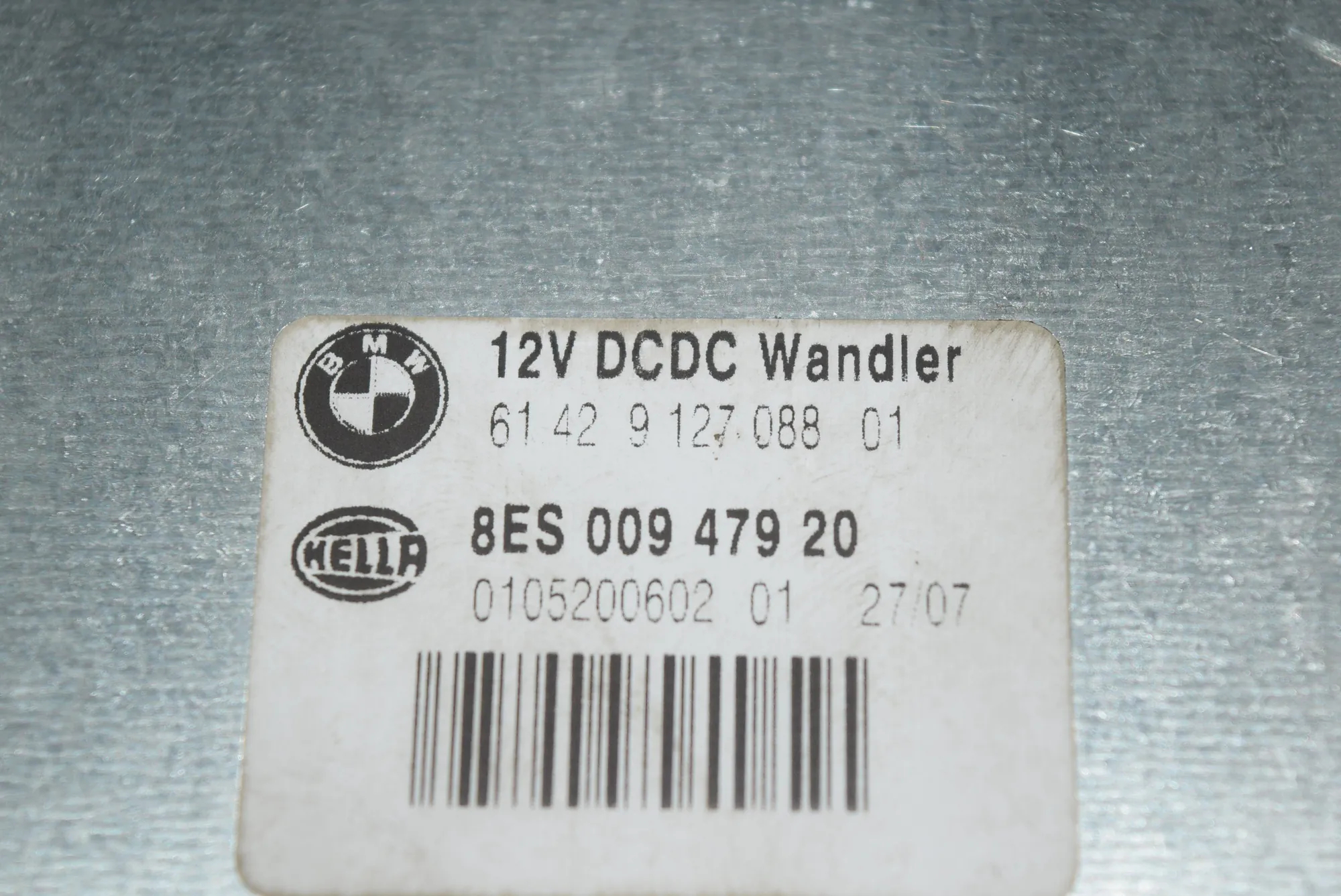 Other Control Units – OEM 9127088 · BMW 1 (E87) BMW 1 (E87) 118 d 2007 – 4