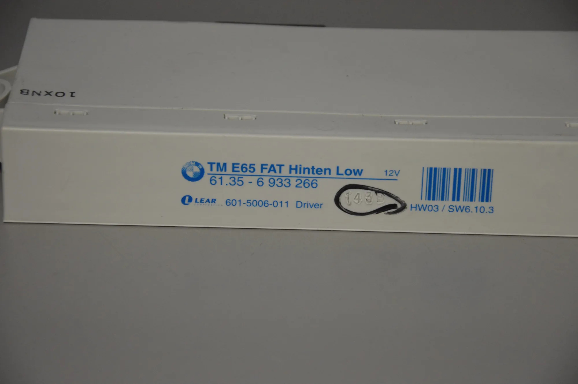 Front Left Door Control Unit – OEM 6933266 · BMW 7 (E65, E66, E67) BMW 7 (E65, E66, E67) 730 d 2004 – 4