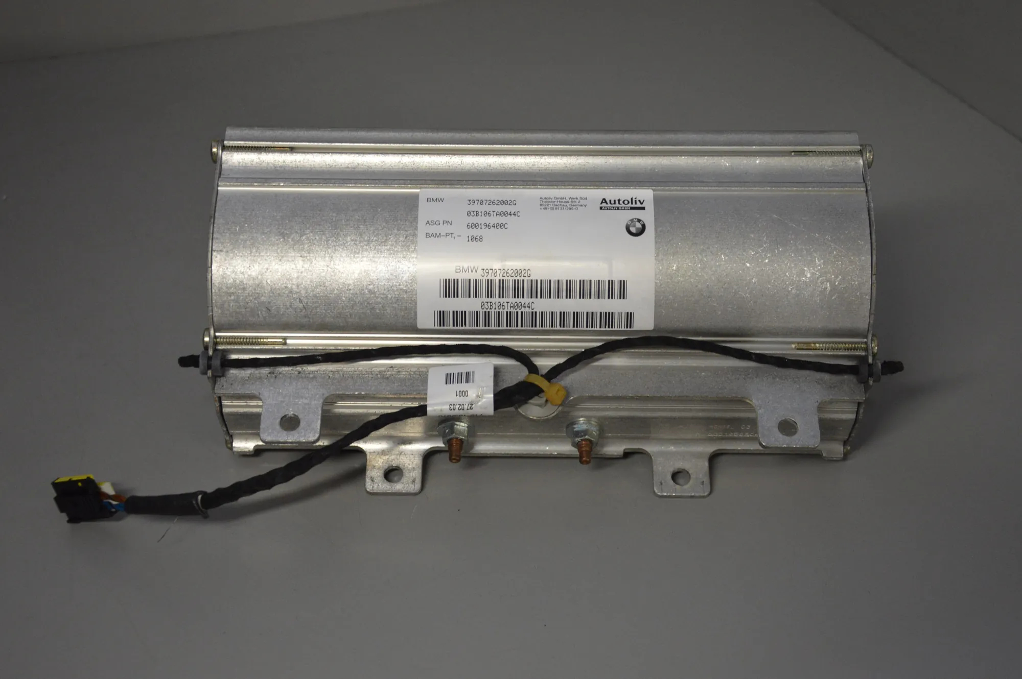 Dashboard Safety Bag SRS – OEM 7072620 · BMW 7 (E65, E66, E67) BMW 7 (E65, E66, E67) 2004 – 2