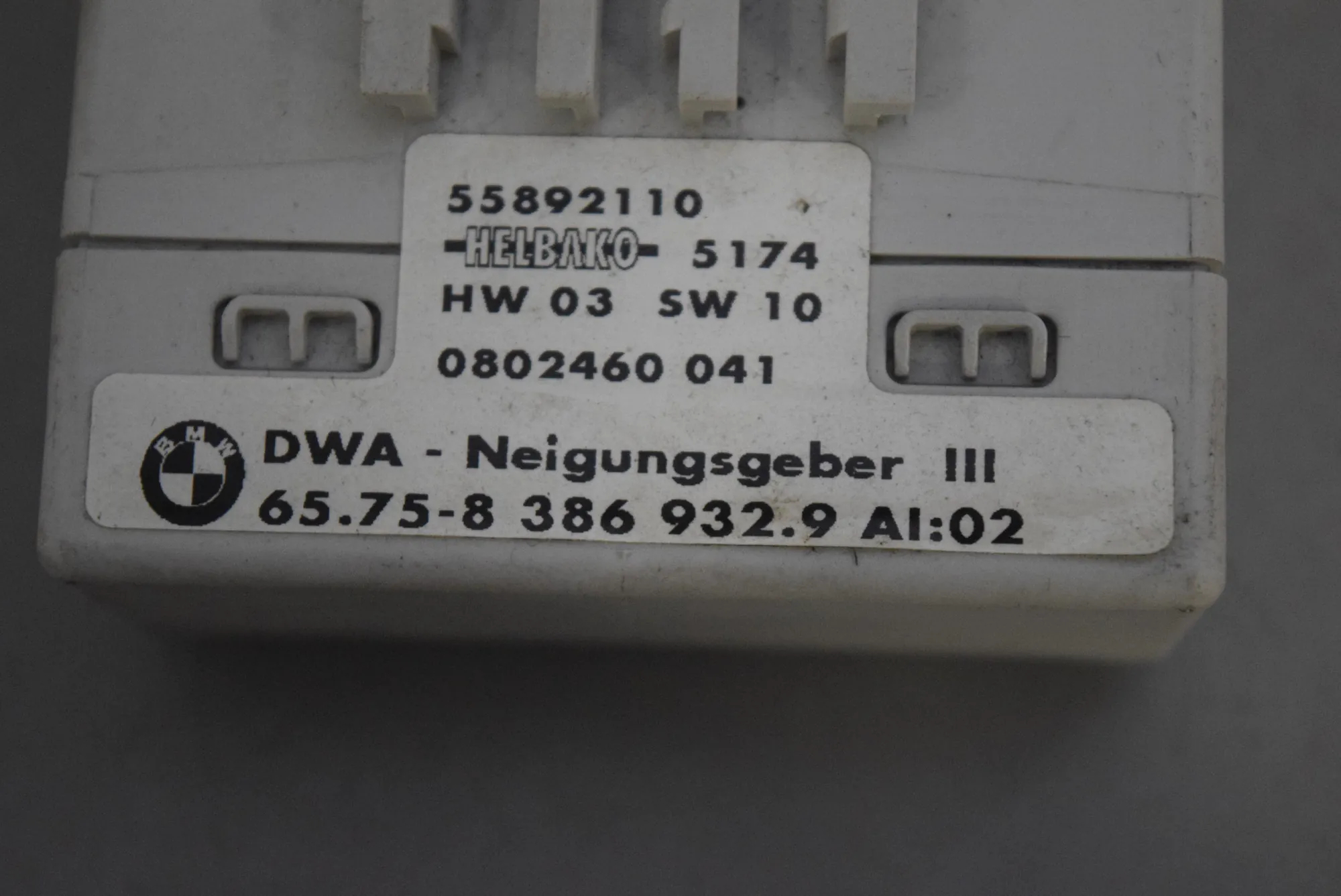 Other Control Units – OEM 8386932 · BMW 5 Touring (E39) BMW 5 Touring (E39) 530 d 2001 – 4