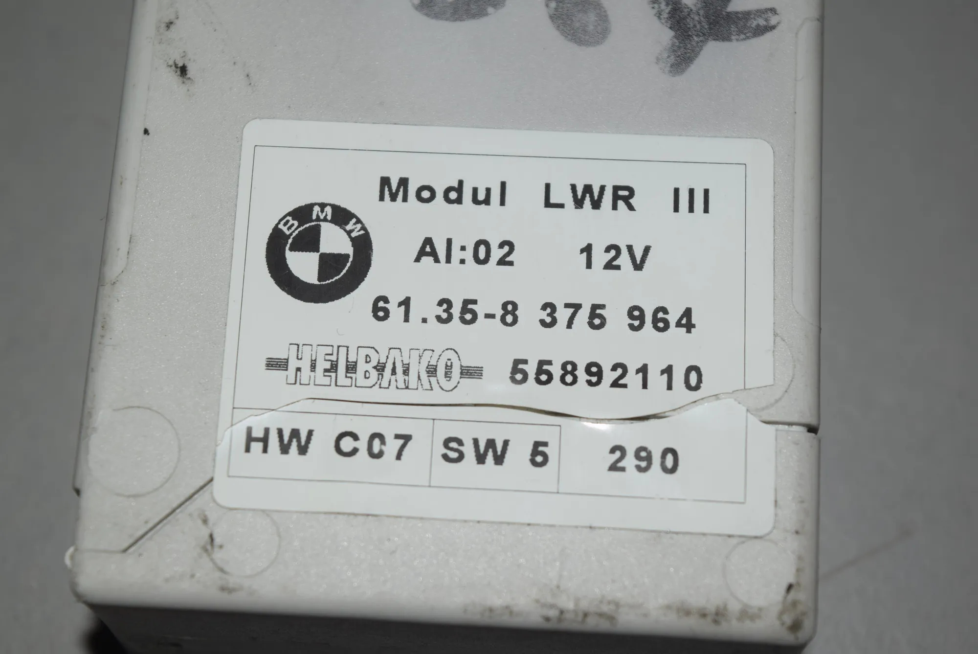 Other Control Units – OEM 8375964 · BMW 5 (E39) BMW 5 (E39) 2000 – 3