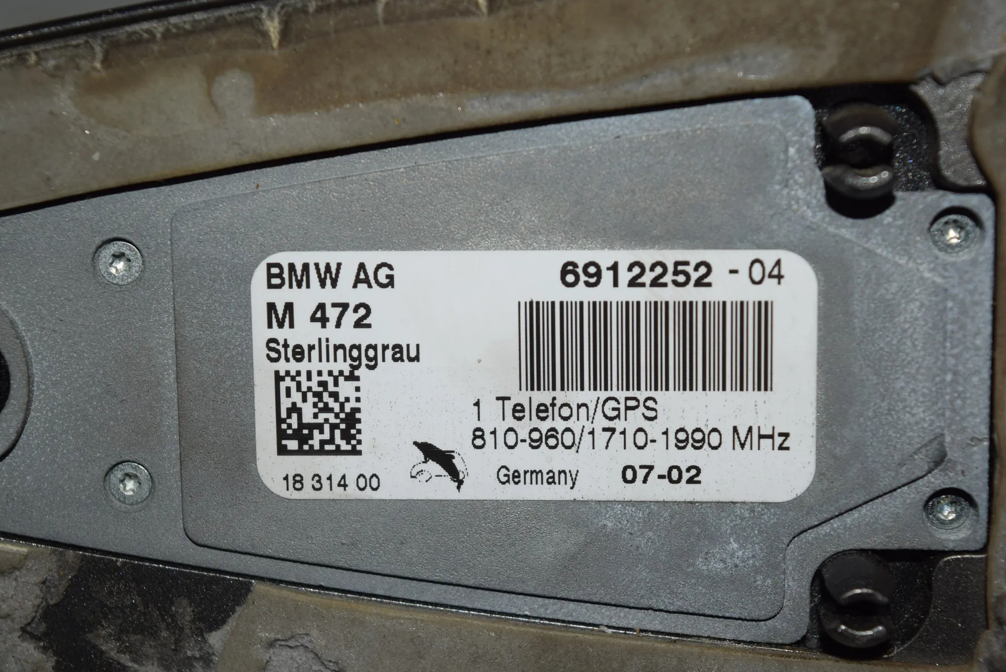 Antenna – OEM 6912252 · BMW 7 (E65, E66, E67) BMW 7 (E65, E66, E67) 2002 – 3