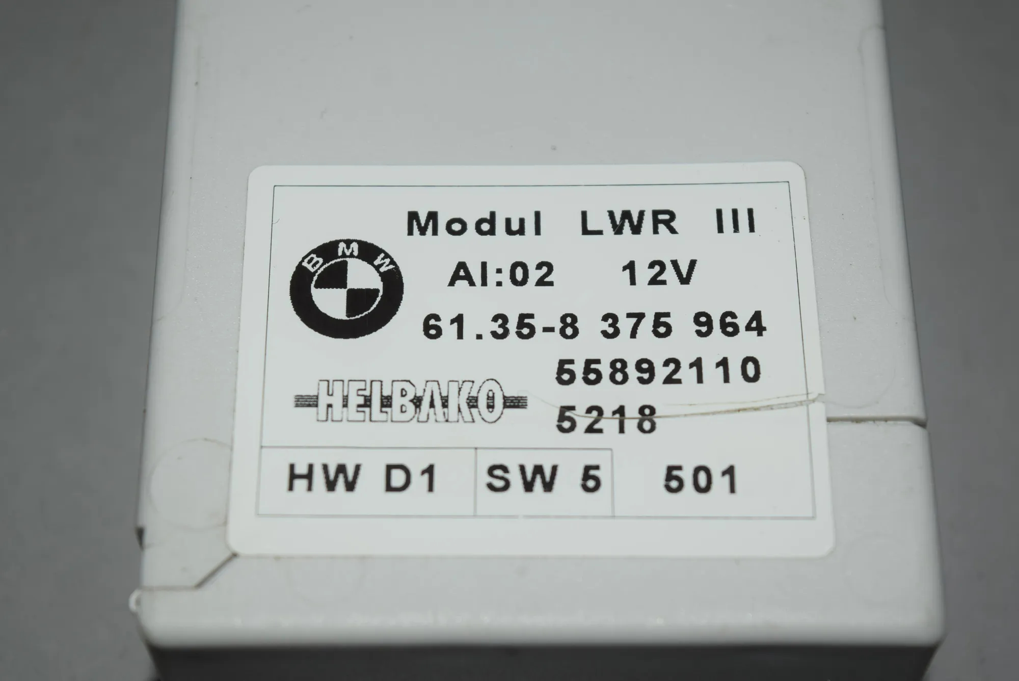 Other Control Units – OEM 8375964 · BMW 5 (E39) BMW 5 (E39) 2001 – 3