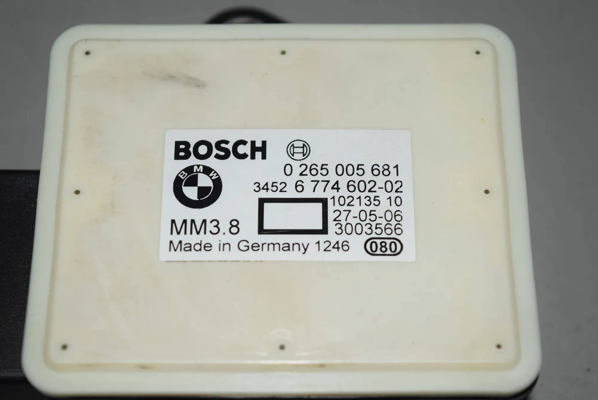 Acceleration Sensor – OEM 6774602 · BMW 5 (E60) BMW 5 (E60) 525 d 2006 – 4
