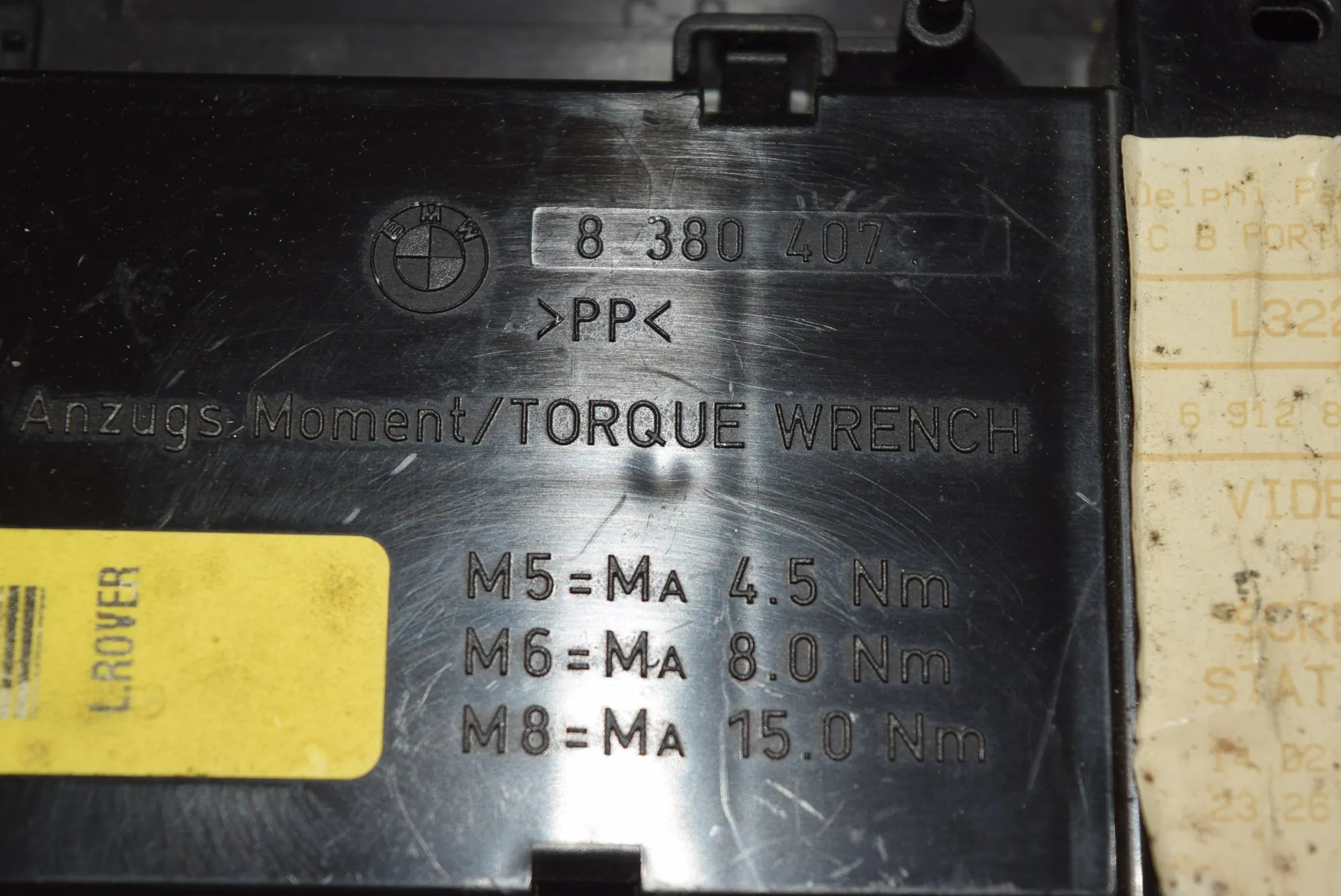Fuse Box – OEM 8380407 · LAND ROVER RANGE ROVER III (L322) LAND ROVER RANGE ROVER III (L322) 4.4 4x4 2002 – 4