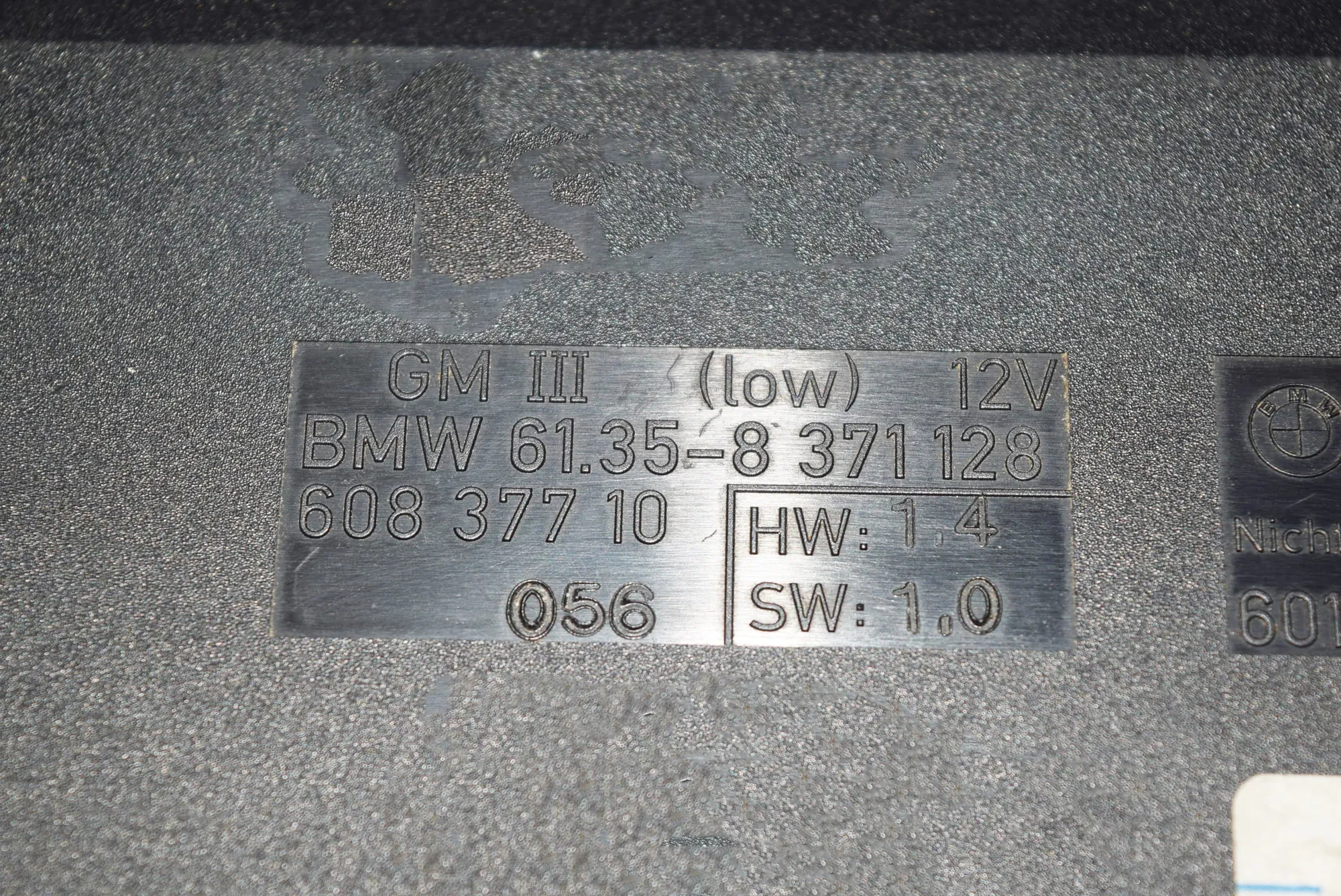 Comfort Control Unit – OEM 8371128 · BMW 5 (E39) BMW 5 (E39) 528 i 2000 – 2