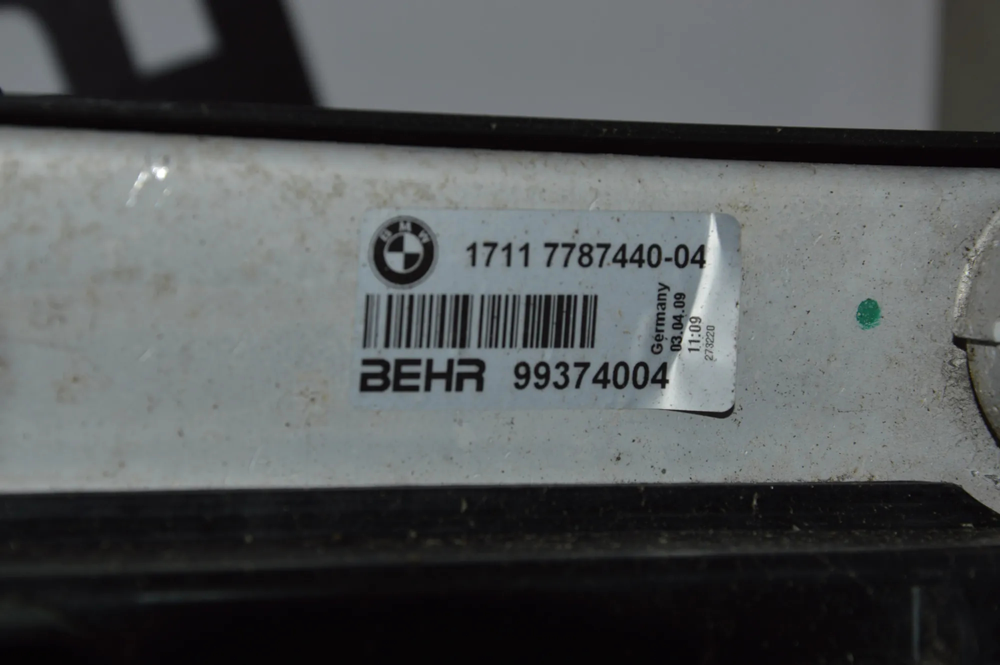 Radiator Pack Set – OEM 1717787440 · BMW 5 (E60) 520 d 2009 – 7