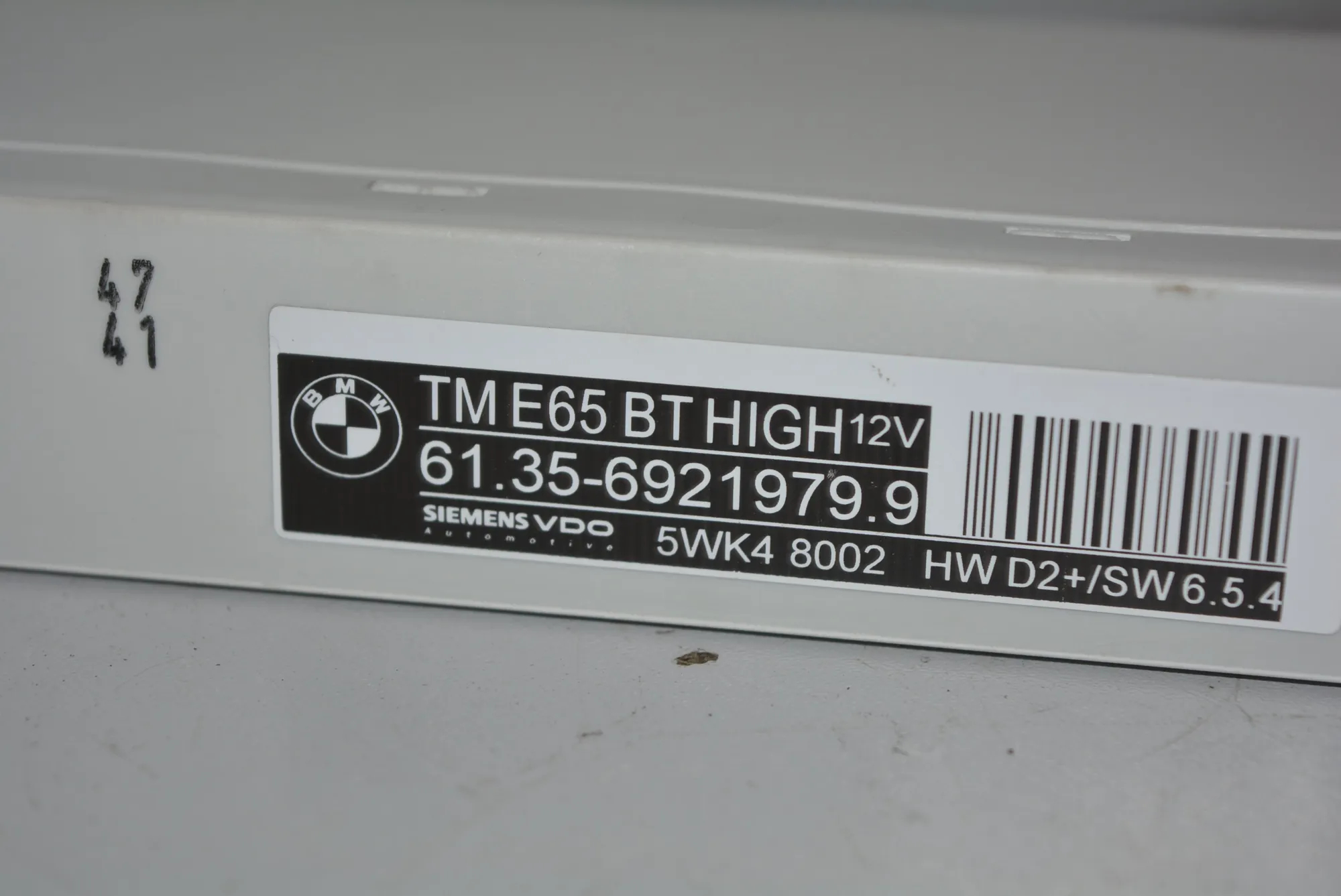 Front Right Door Control Unit – OEM 6921979 · BMW 7 (E65, E66, E67) 735 i, Li 2001 – 2