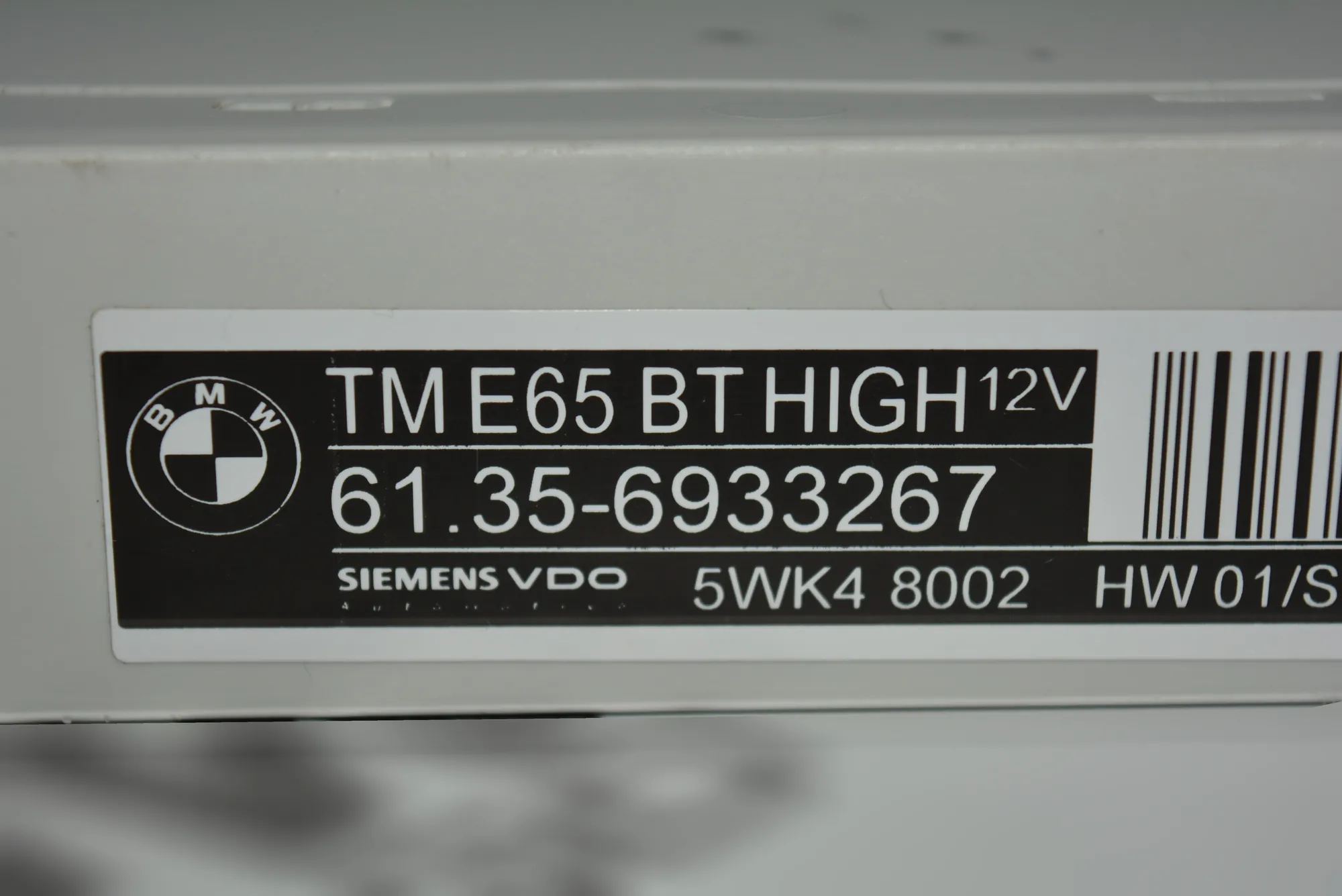 Front Right Door Control Unit – OEM 6933267 · BMW 7 (E65, E66, E67) 730 Ld 2005 – 3