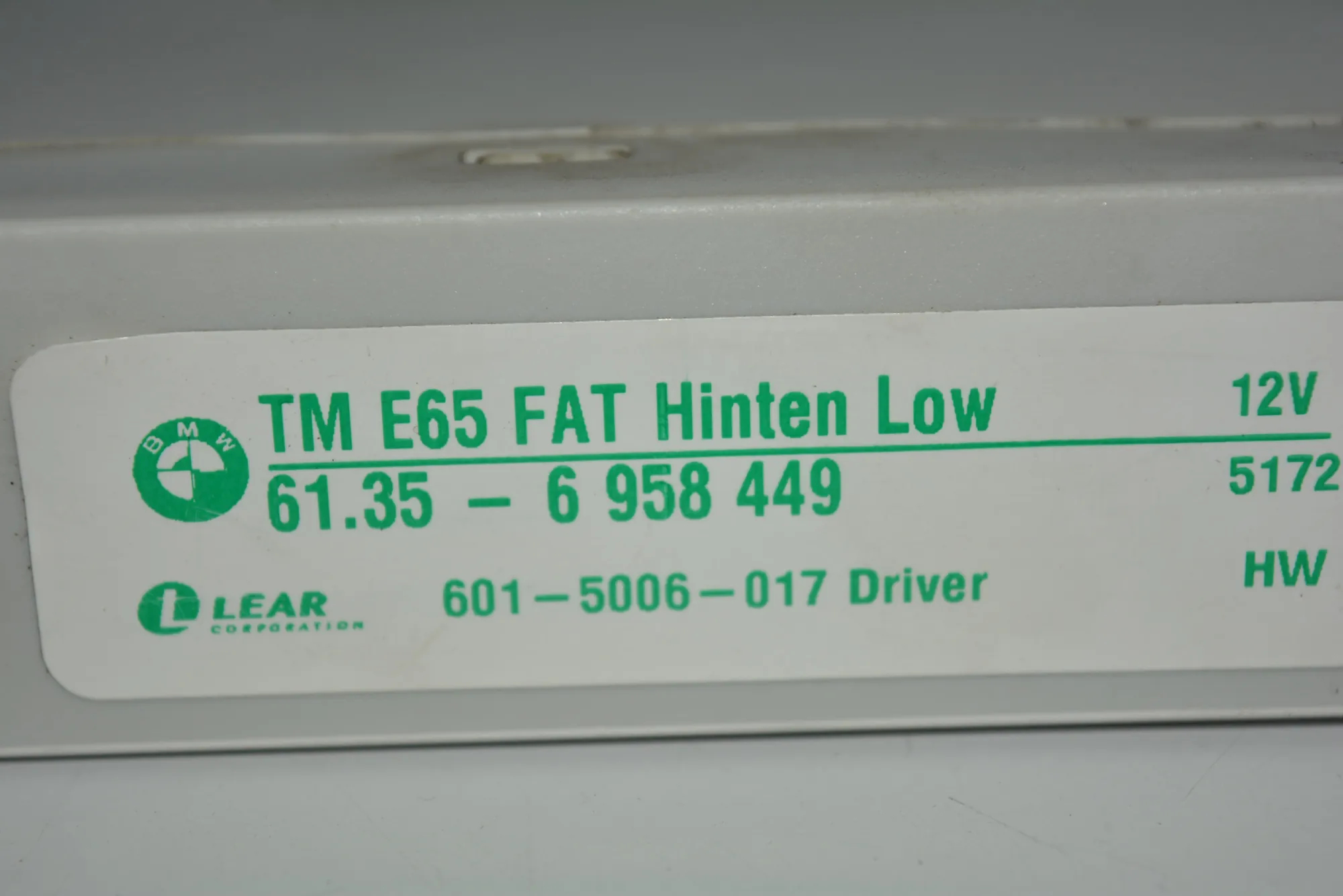 Front Left Door Control Unit – OEM 6958449 · BMW 7 (E65, E66, E67) 730 Ld 2005 – 2