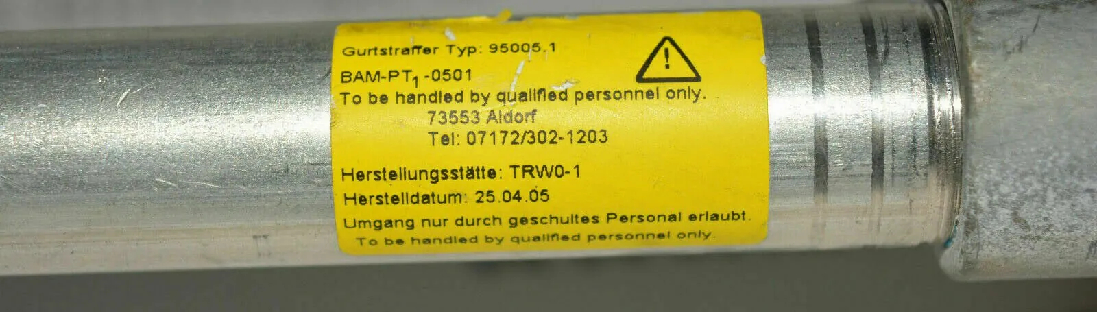 Rear Right Seatbelt – OEM 7153322 · BMW 7 (E65, E66, E67) 750 i, Li 2005 – 2