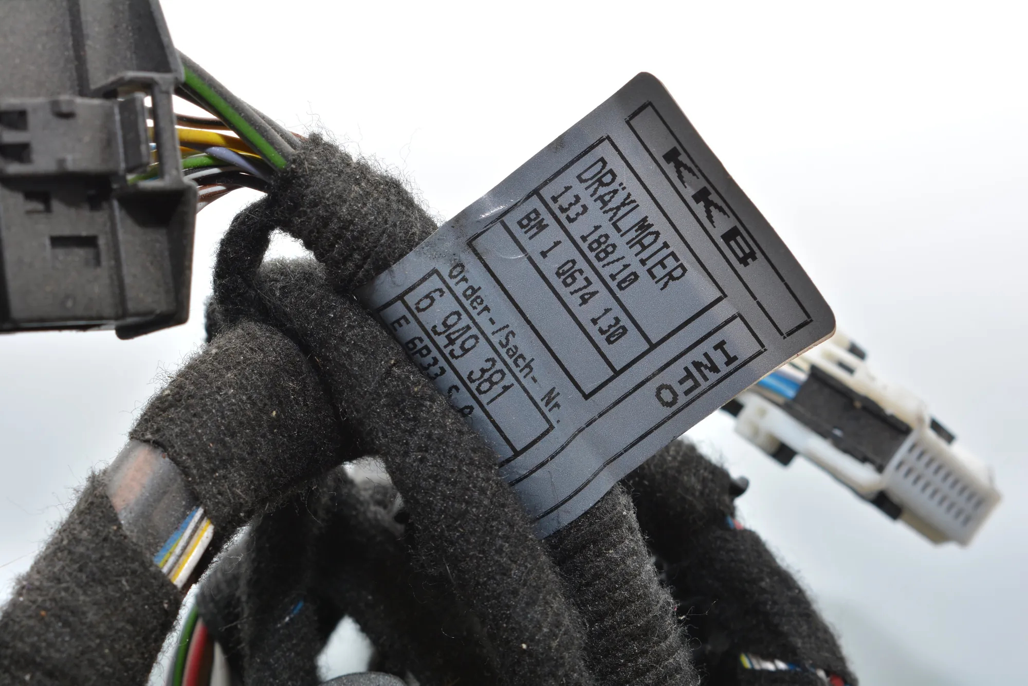 Front Left Door Wiring – OEM 6949381 · BMW 7 (E65, E66, E67) 750 i, Li 2005 – 7