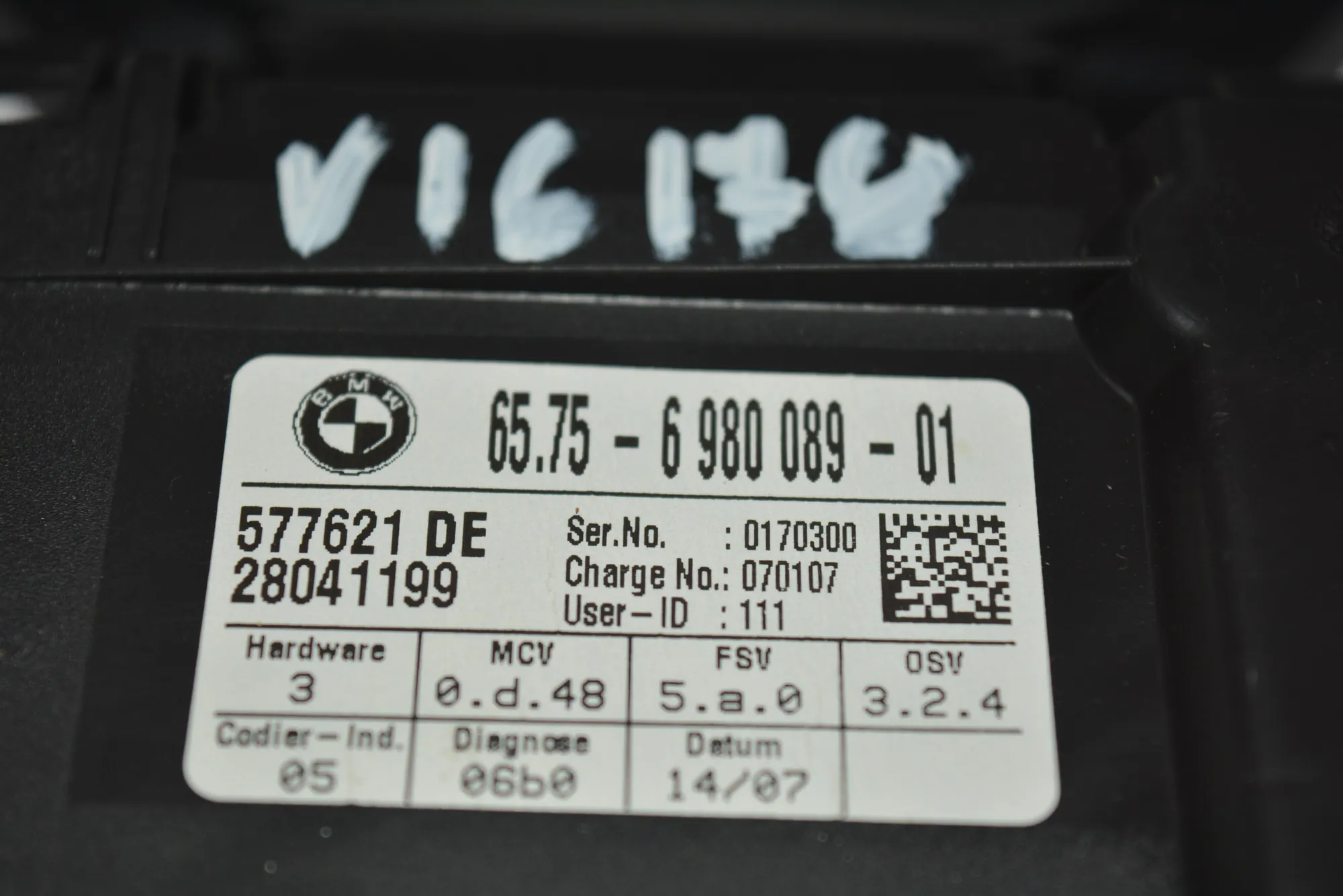 Other Control Units – OEM 6980089 · BMW 5 Touring (E61) 523 i 2007 – 3