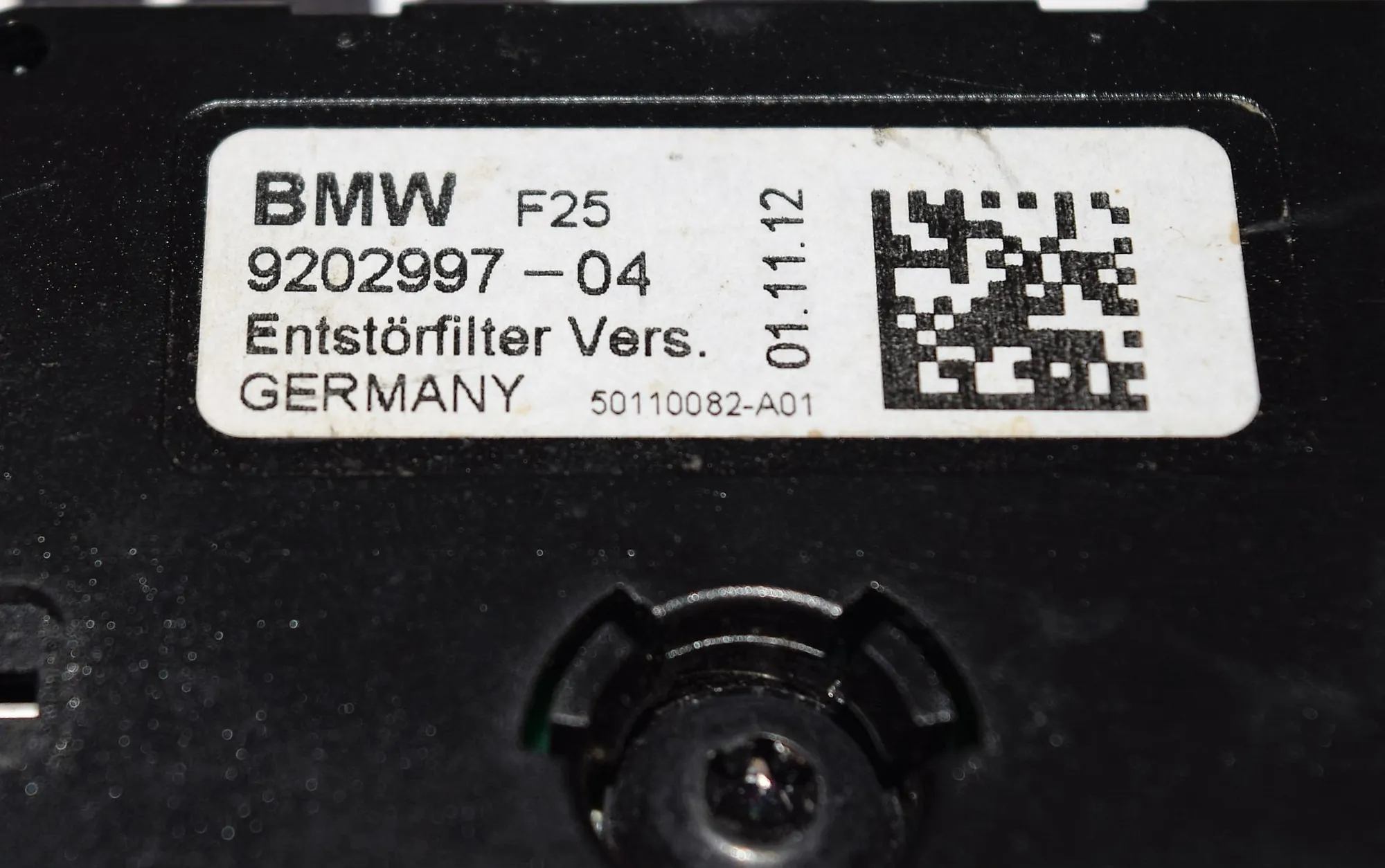 Antenna Amplifier – OEM 9202997 · BMW X3 (F25) BMW X3 (F25) xDrive 20 d 2013 – 3