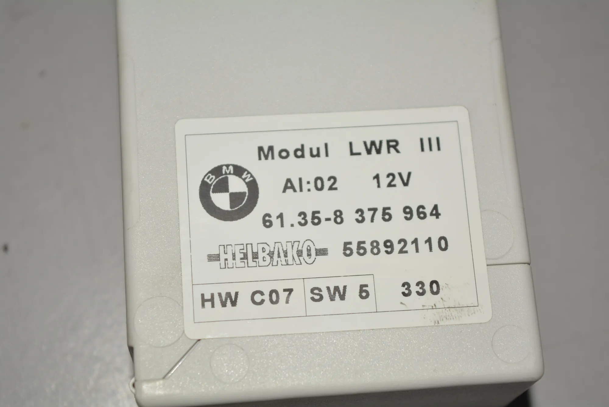 Other Control Units – OEM 8375964 · BMW X5 (E53) 4.4 i 2001 – 4