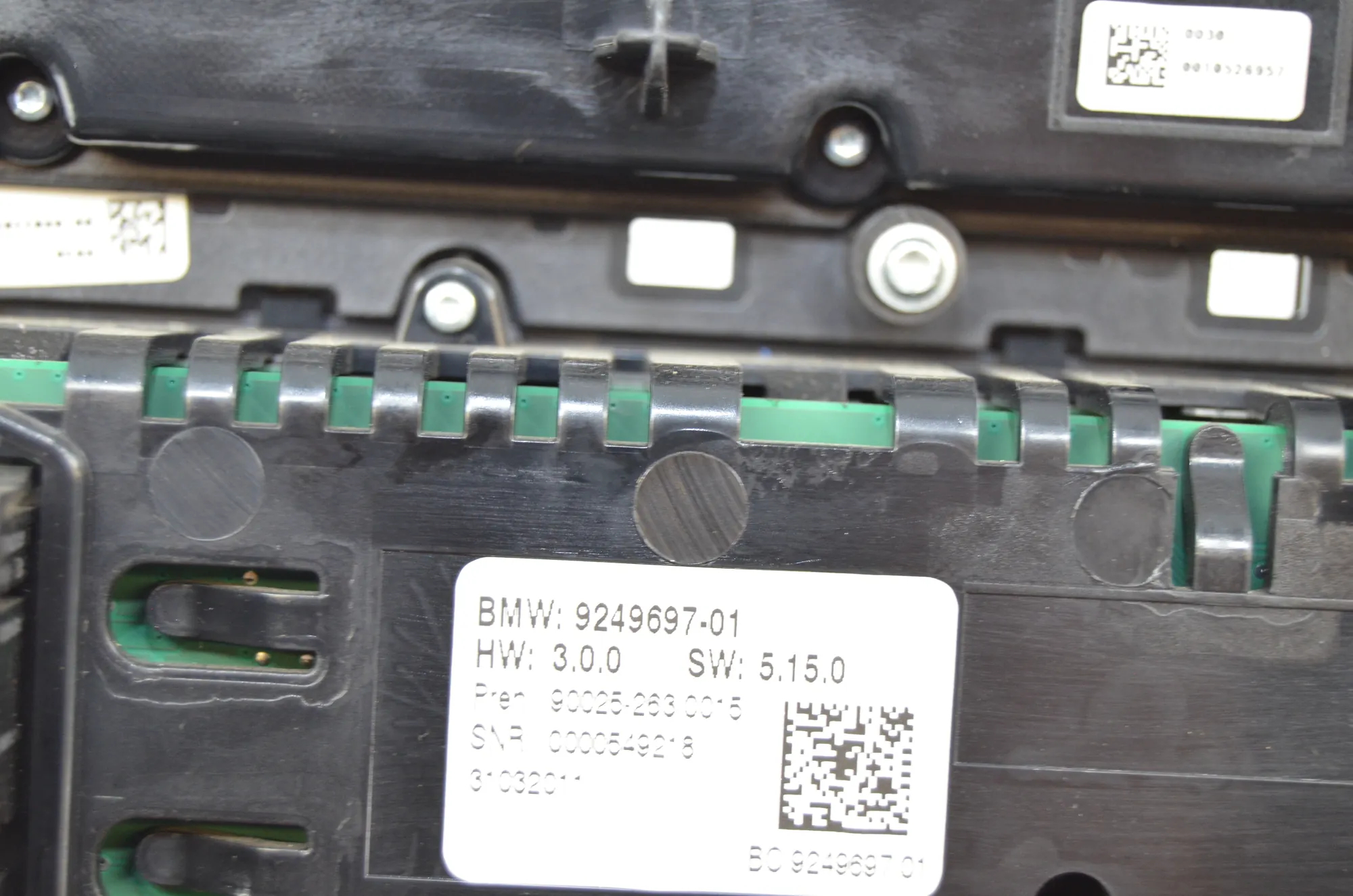 Climate Control Unit – OEM 9249697 · BMW 5 Touring (F11) 530 d xDrive 2011 – 4
