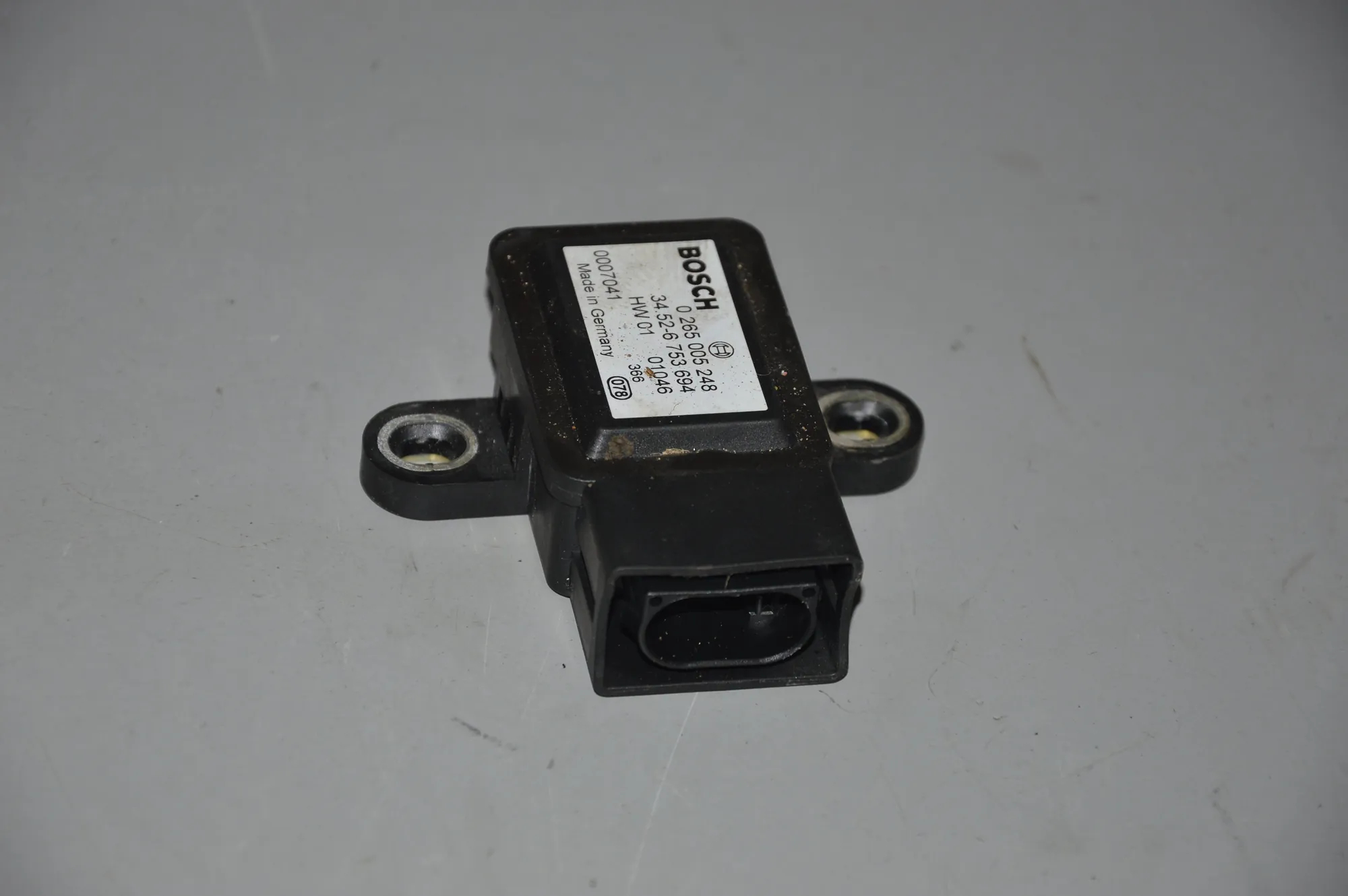Acceleration Sensor – OEM 6753694BOSCH0265005248 · BMW 5 Touring (E39) 530 d 2001 – 2