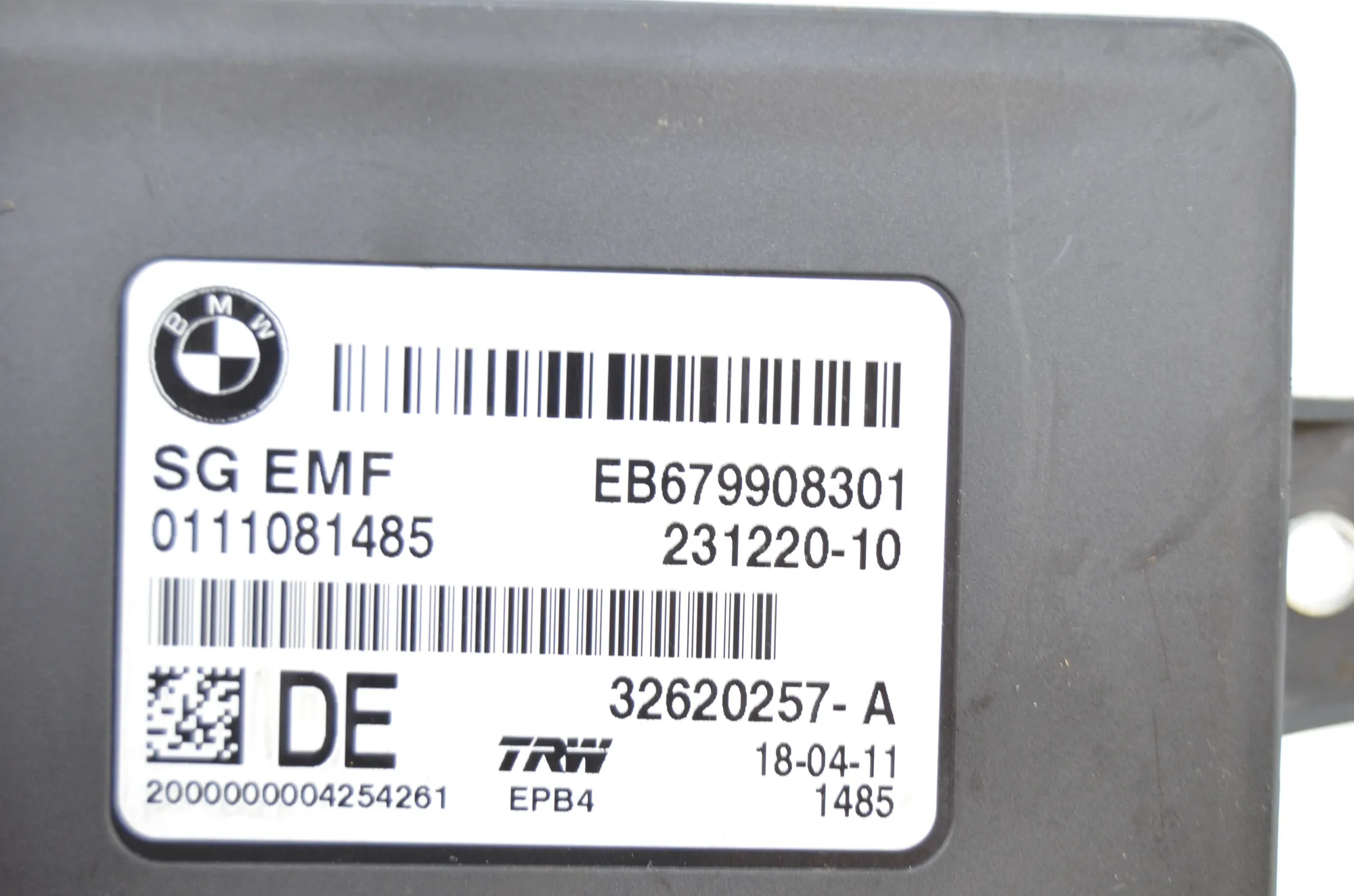 Other Control Units – OEM 9250455 · BMW 5 Touring (F11) 530 d xDrive 2011 – 7