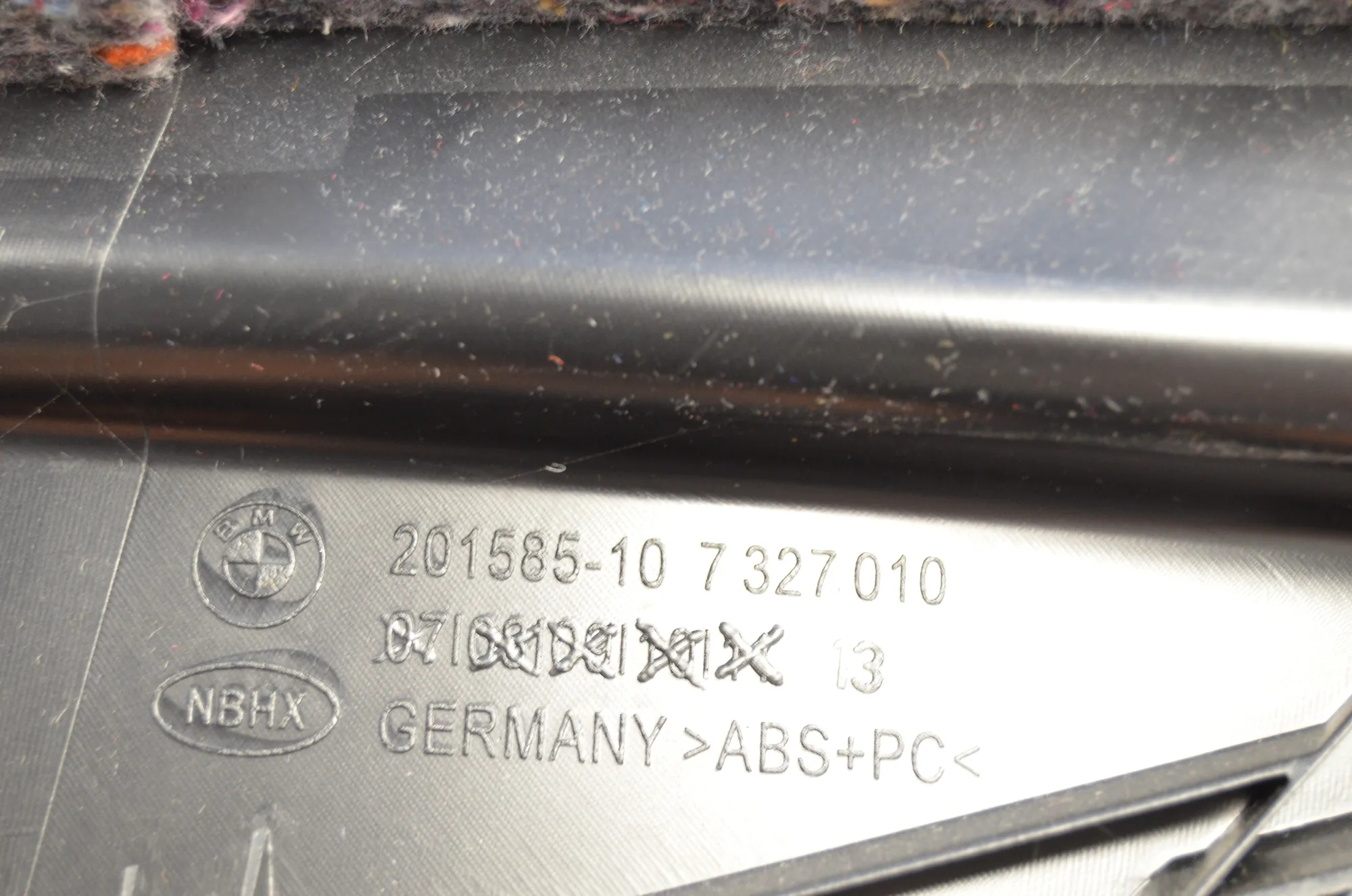 Trunk Trim Kit – OEM 7327010 · BMW 2 Gran Tourer (F46) 216 i 2018 – 6