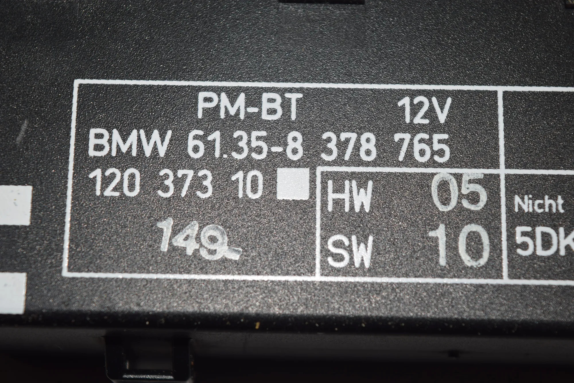 Front Left Door Control Unit – OEM 8378765 · BMW 5 (E39) BMW 5 (E39) 2000 – 4