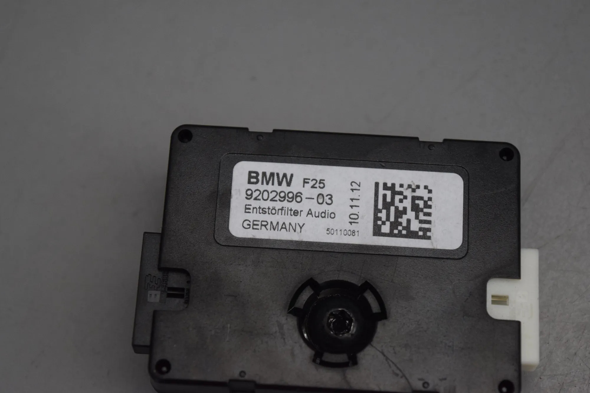 Other Control Units – OEM 9202996 · BMW X3 (F25) BMW X3 (F25) 2011 – 4