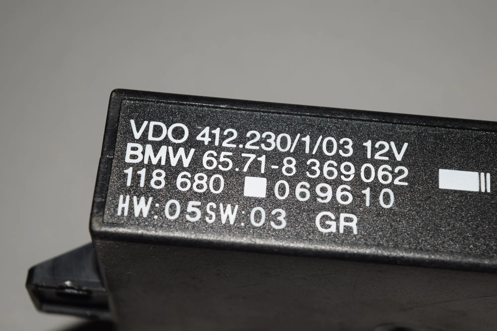 Other Control Units – OEM 8369062 · BMW 5 (E39) BMW 5 (E39) 528 i 1998 – 2