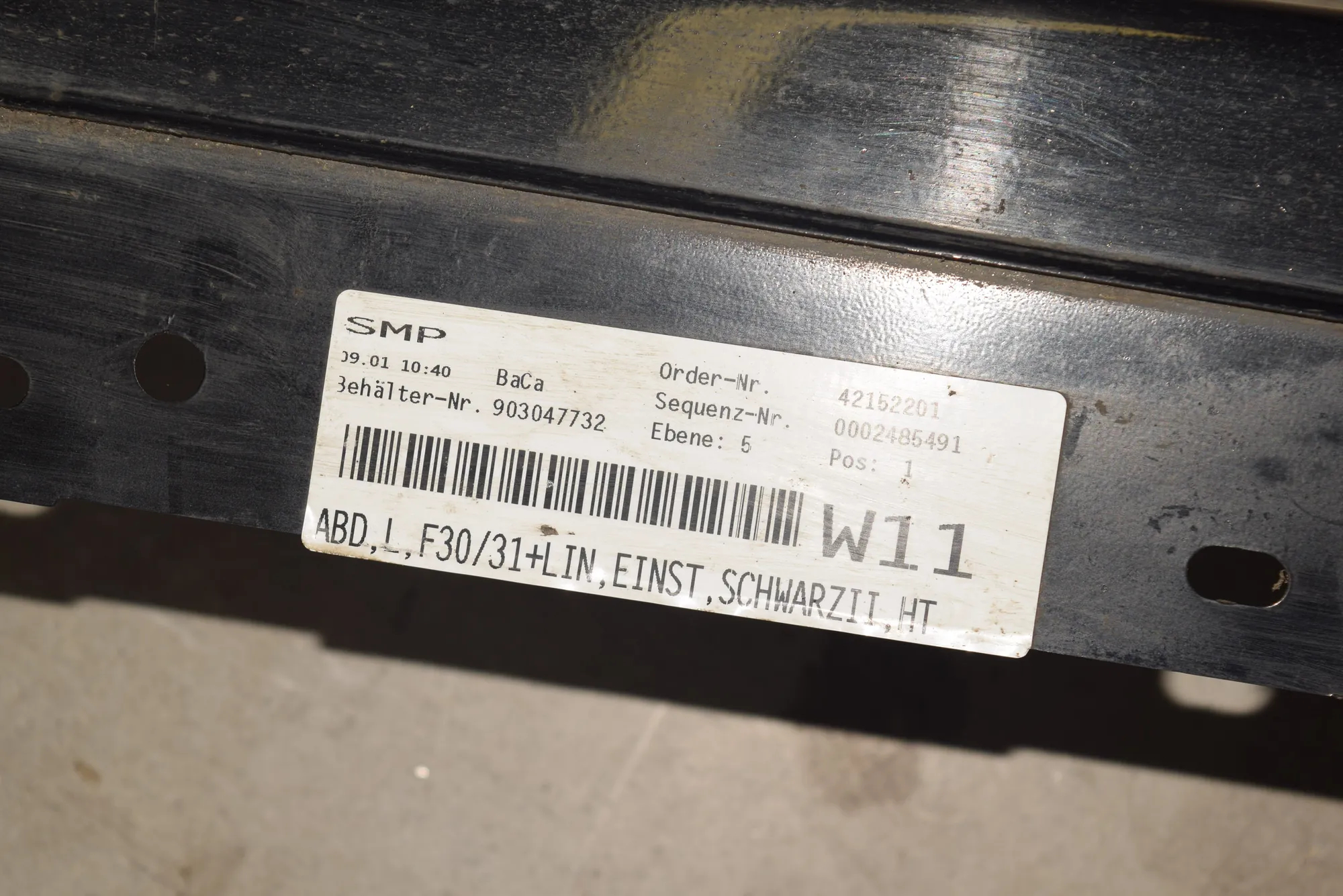 Left Side Plastic Sideskirt Cover · BMW 3 (F30, F80) BMW 3 (F30, F80) 316 d 2013 – 2