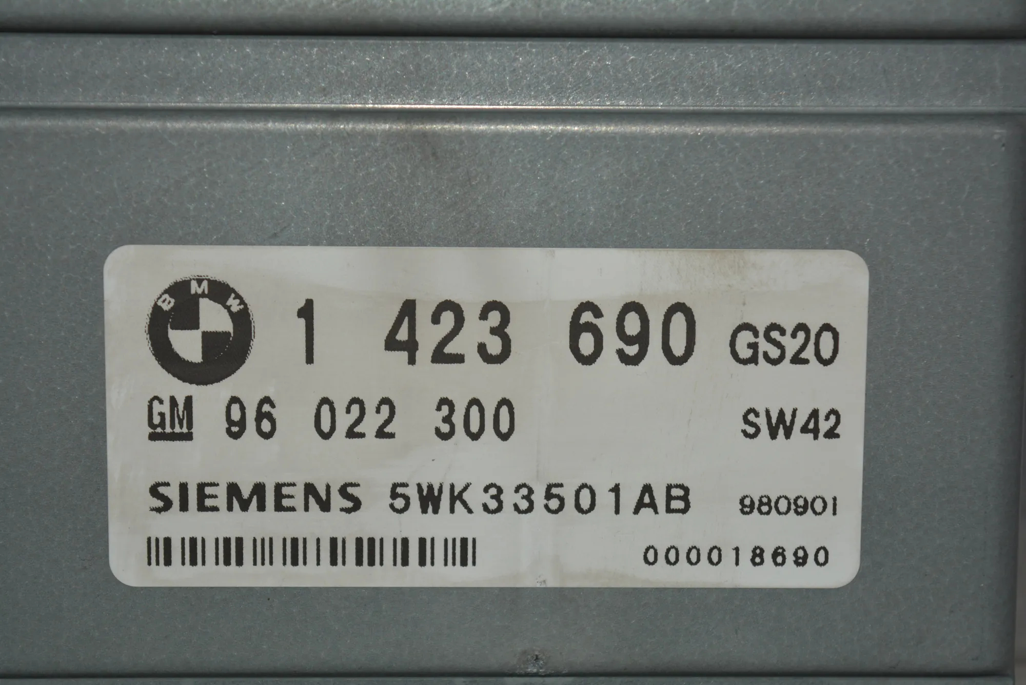 Gearbox Control Unit – OEM 1423690 · BMW 5 Touring (E39) 530 d 1998 – 2