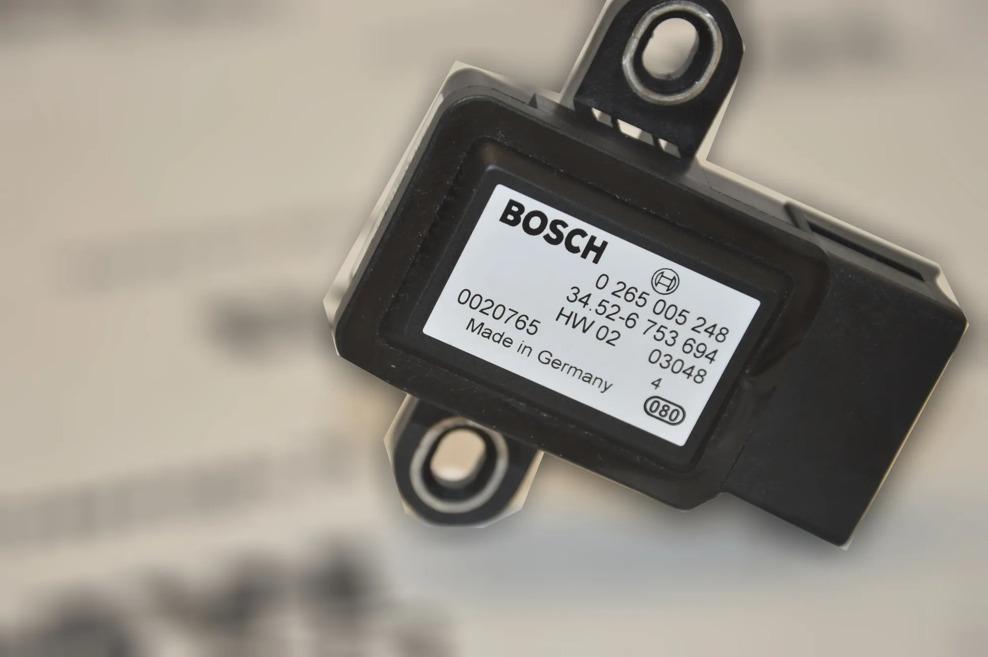 Acceleration Sensor – OEM 6753694BOSCH0265005248 · BMW X5 (E53) 3.0 d 2003 – 3