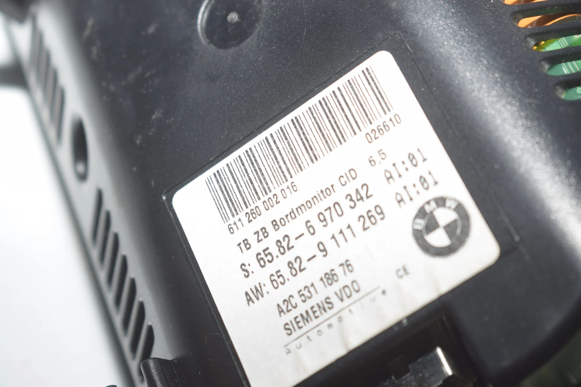Navigation Screen Display – OEM 9111269 · BMW 5 (E60) BMW 5 (E60) 2006 – 9