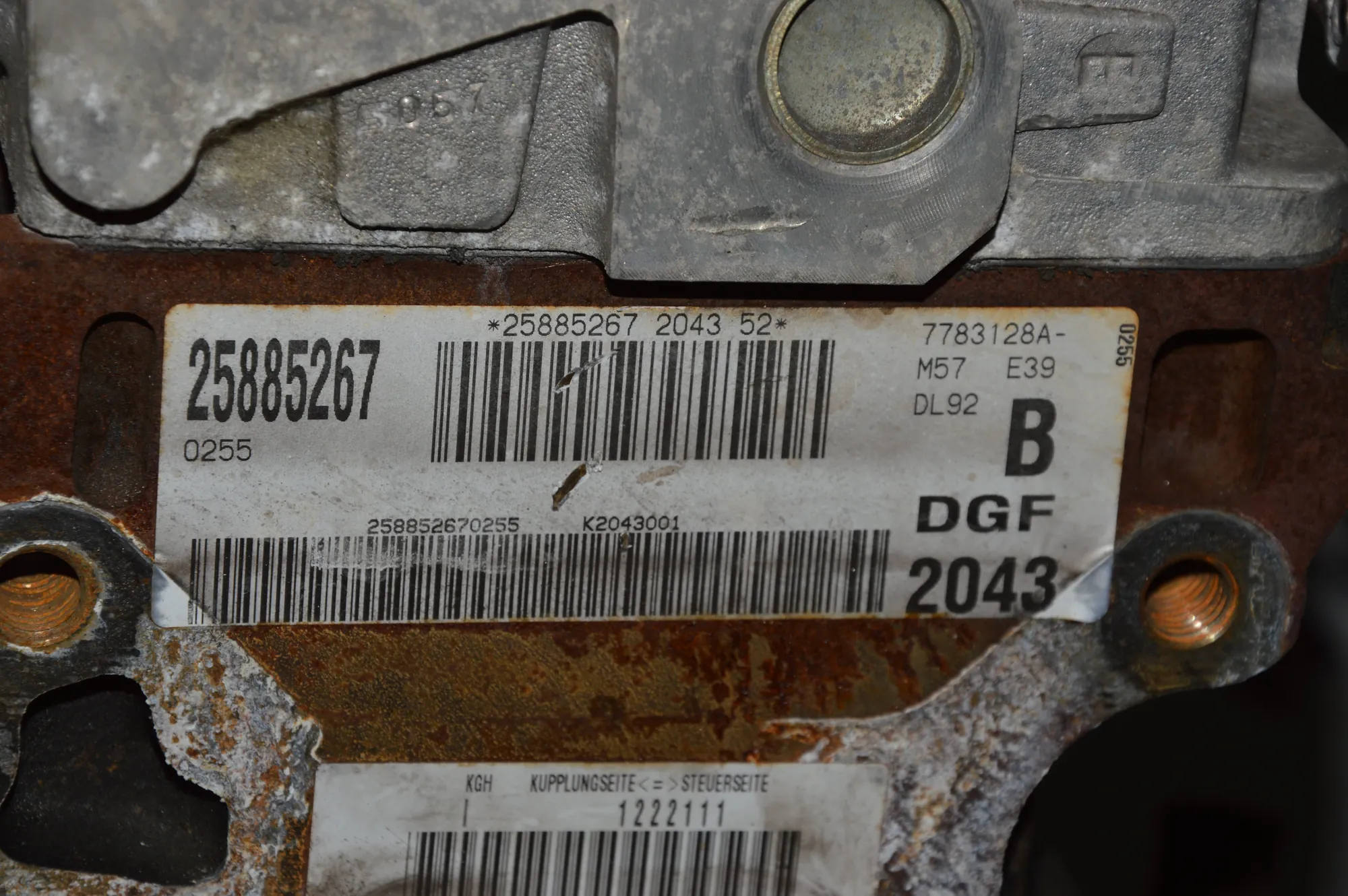 Engine Motor – OEM M57256D1 · BMW 5 (E39) 525 d 2003 – 10